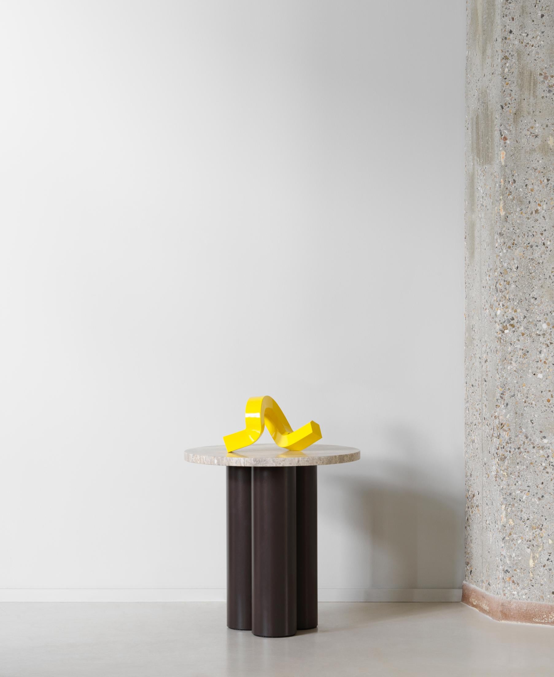 CROOKED ONE Candle Holder Yellow