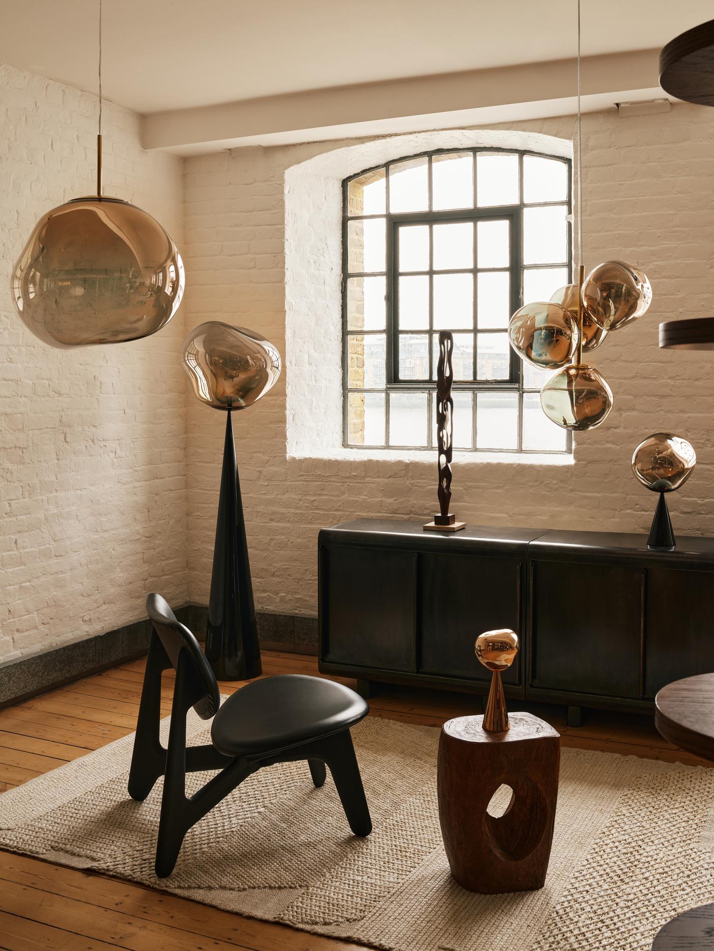 Brauner MELT Kronleuchter