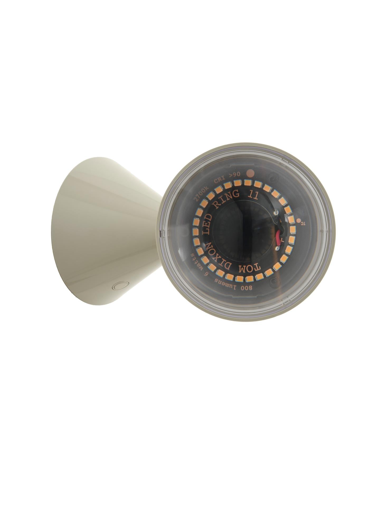 Verstellbare Wandleuchte POSE cremefarben