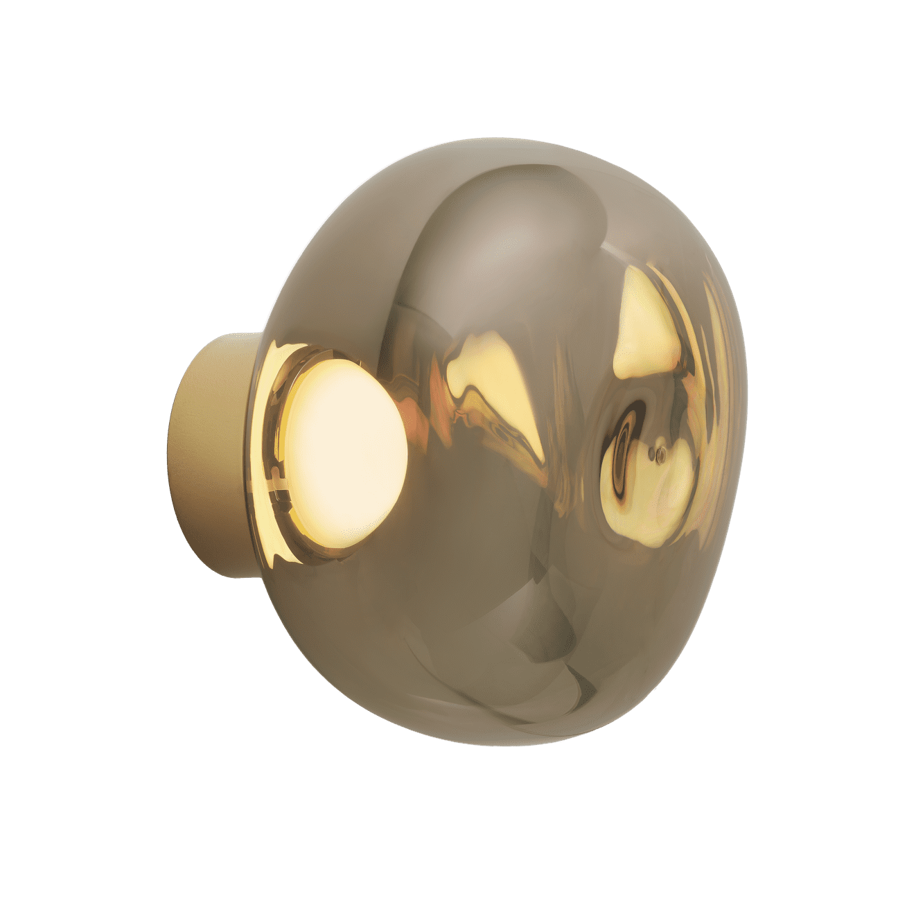 Wandleuchte MELT braun