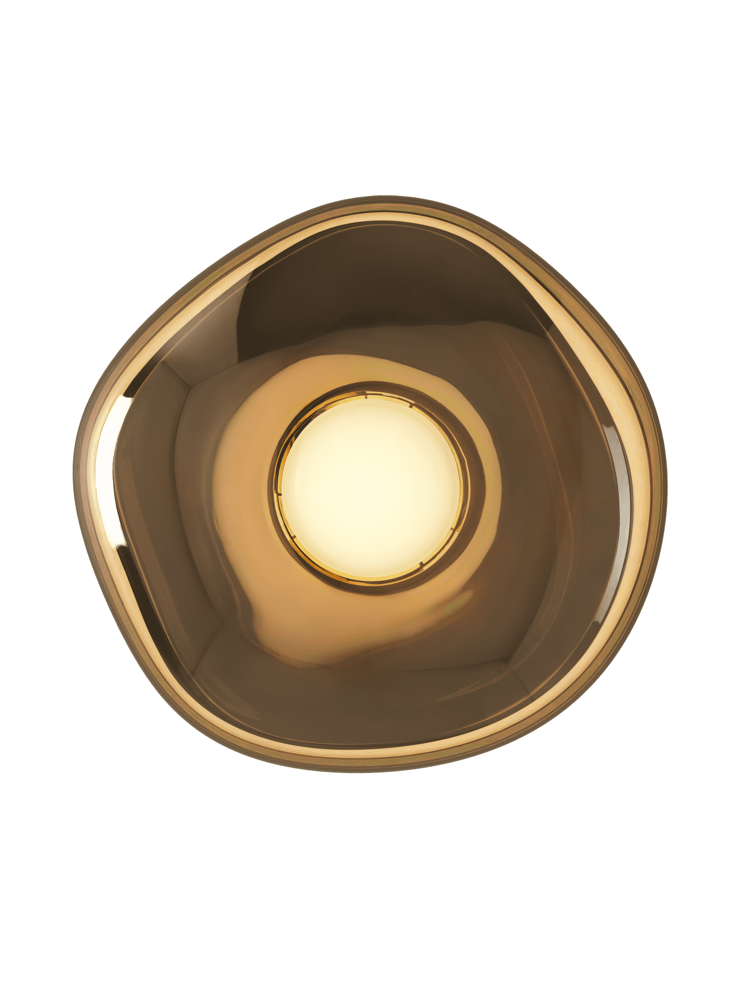 Wandleuchte MELT braun