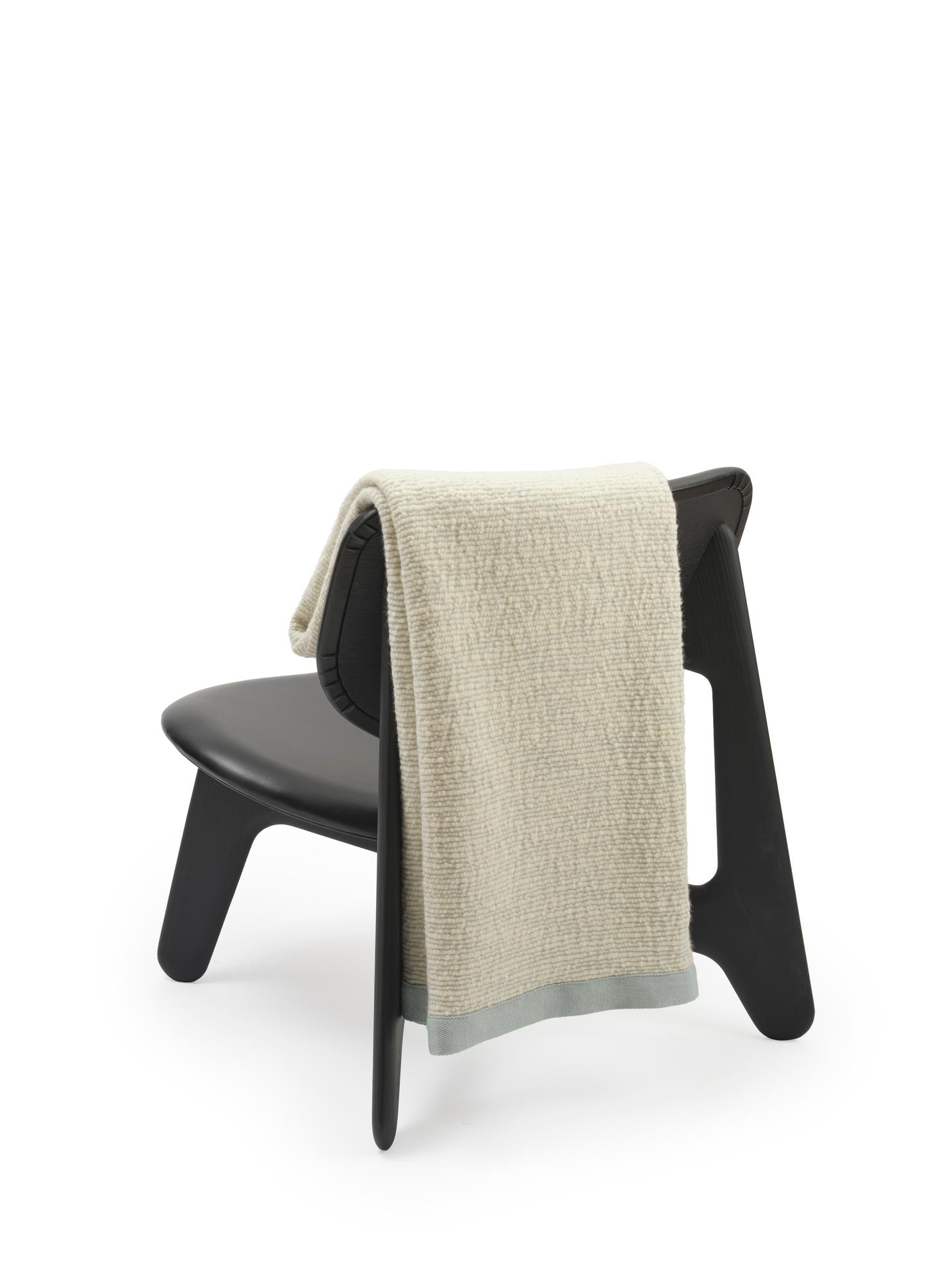 Koc THREAD cremefarben mit Blau