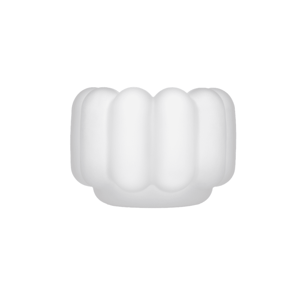 Kerzenhalter PRESS mattes Glas