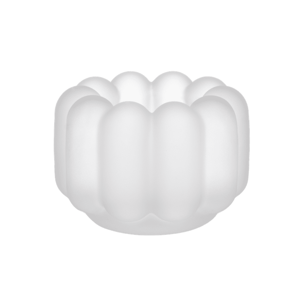 Kerzenhalter PRESS mattes Glas