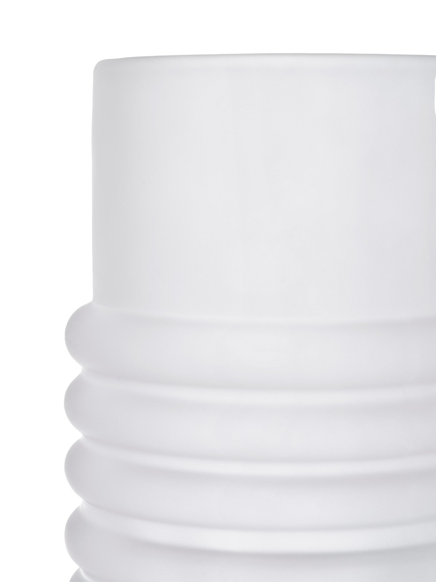 Vase PRESS mattes Glas