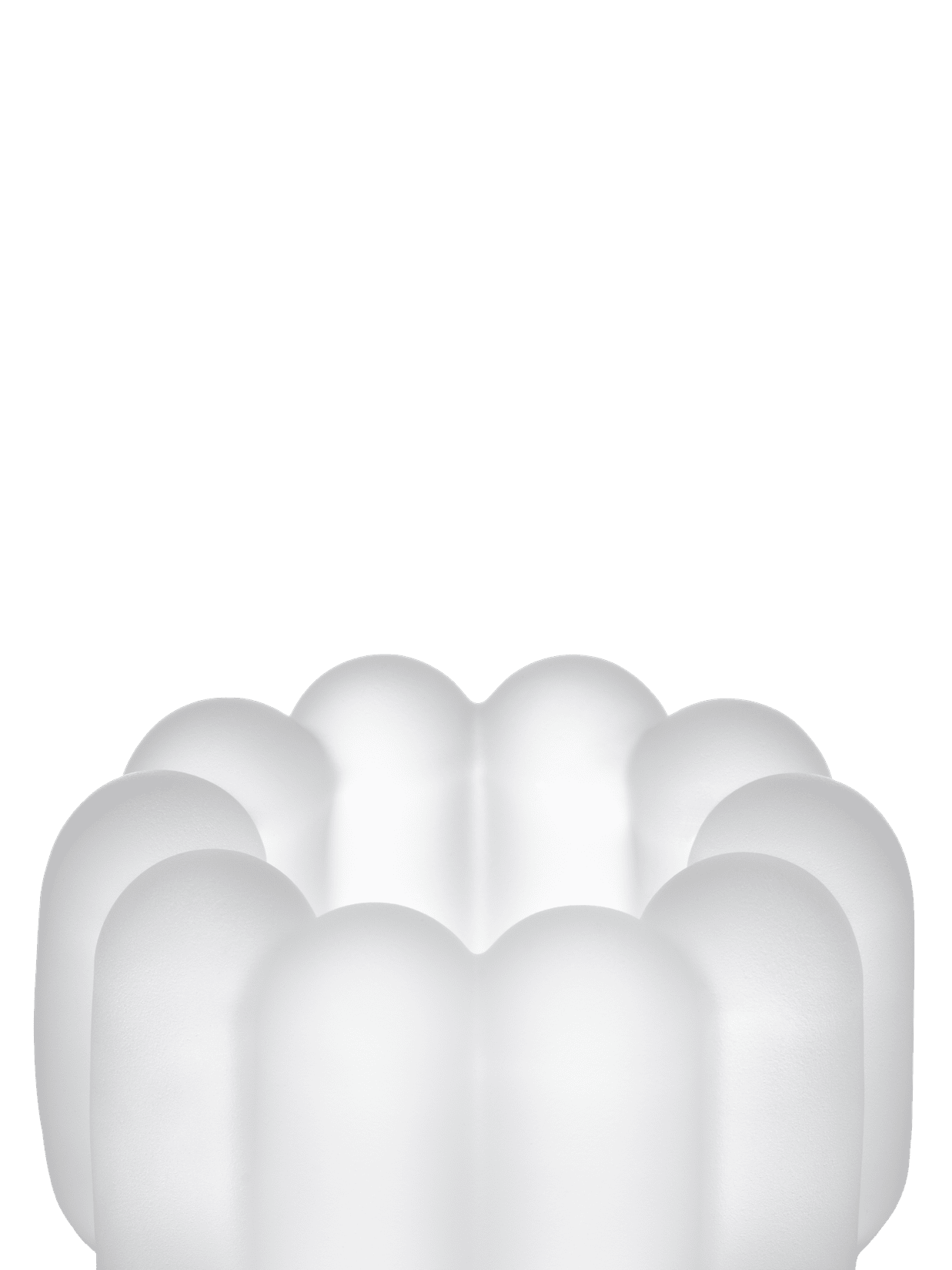 Kerzenhalter PRESS mattes Glas