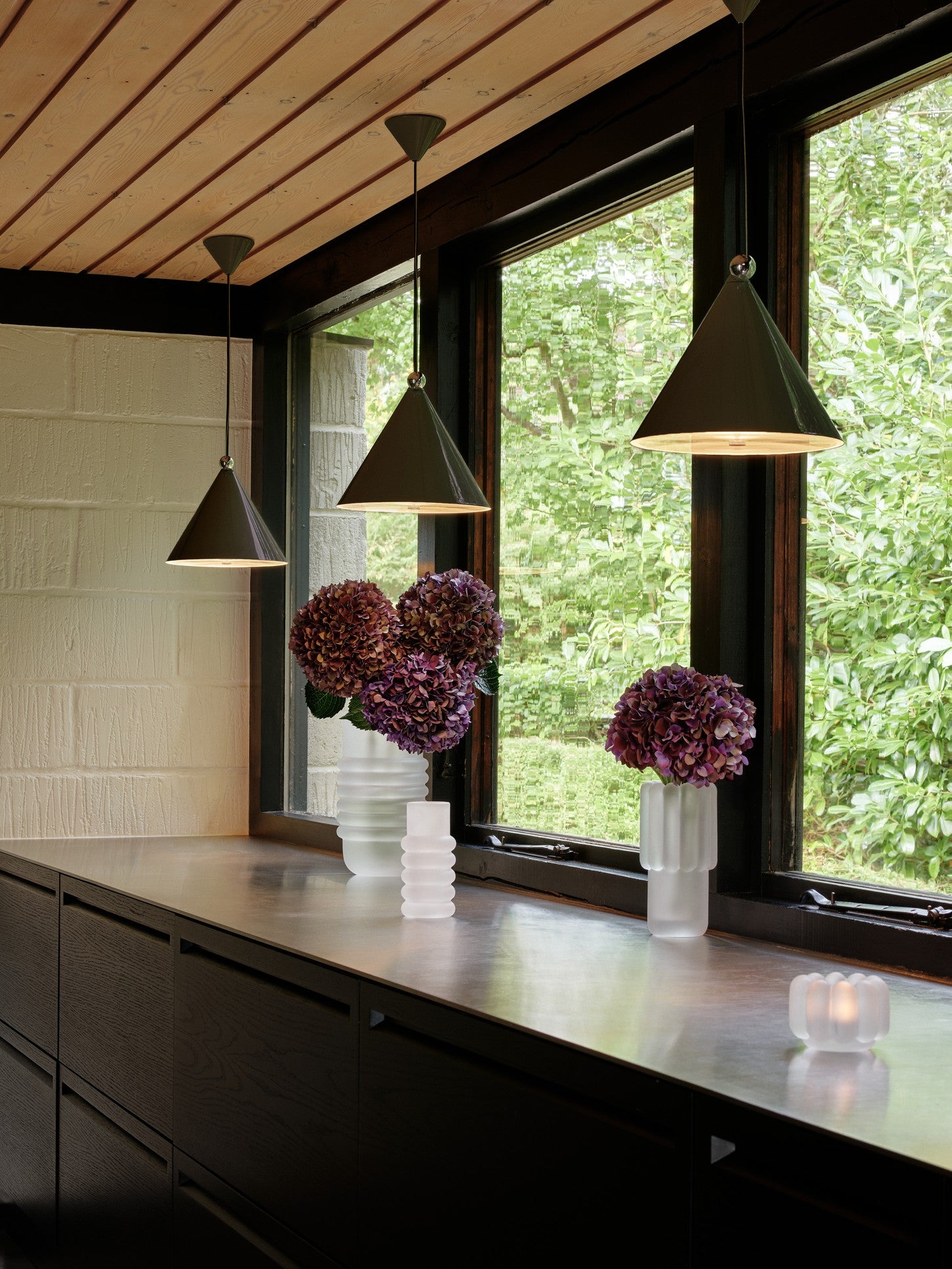 Pendelleuchte POSE grau