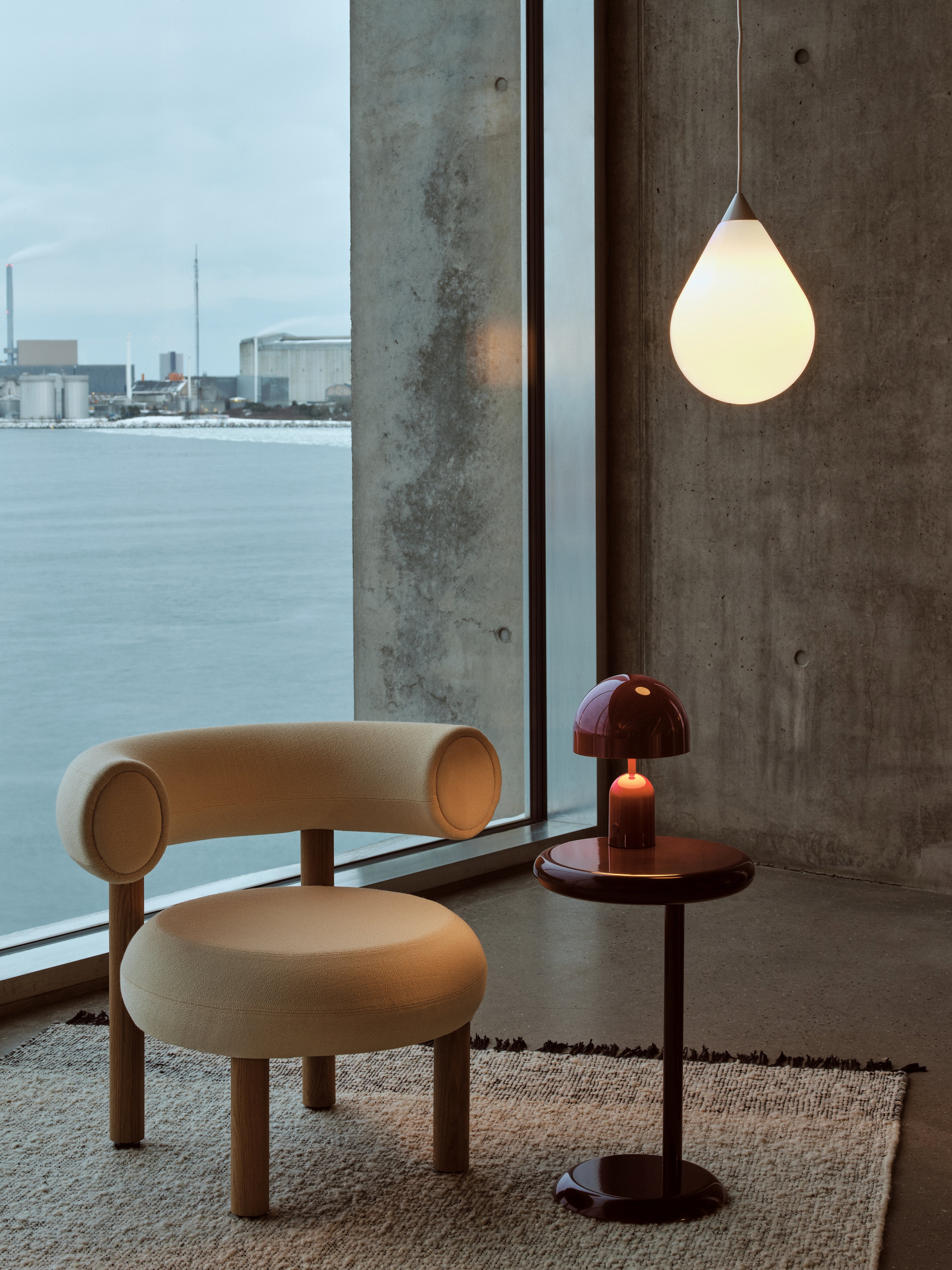Runder Beistelltisch SPOT in Bordeaux