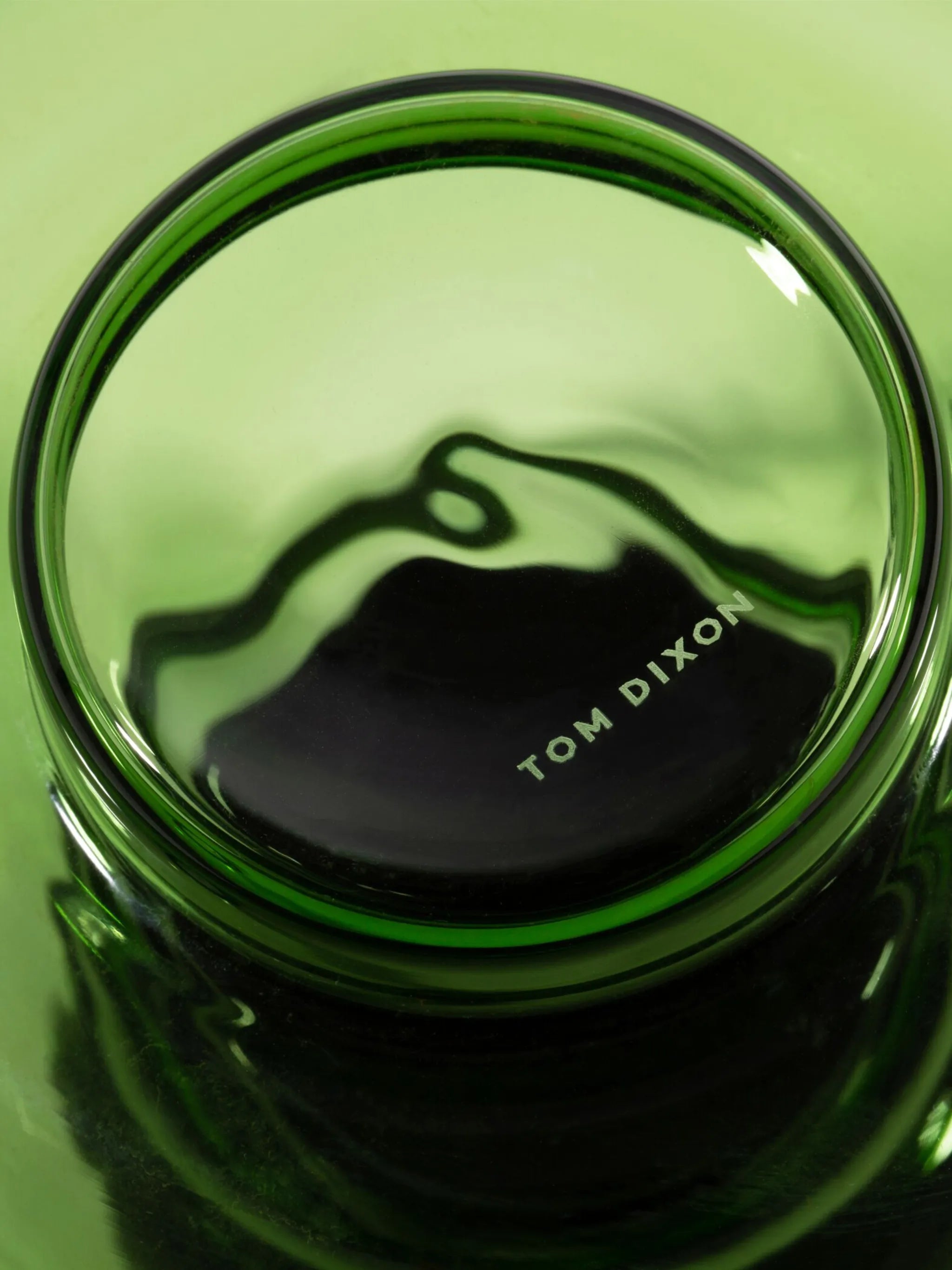 BUMP Teapot Black-Green Glass