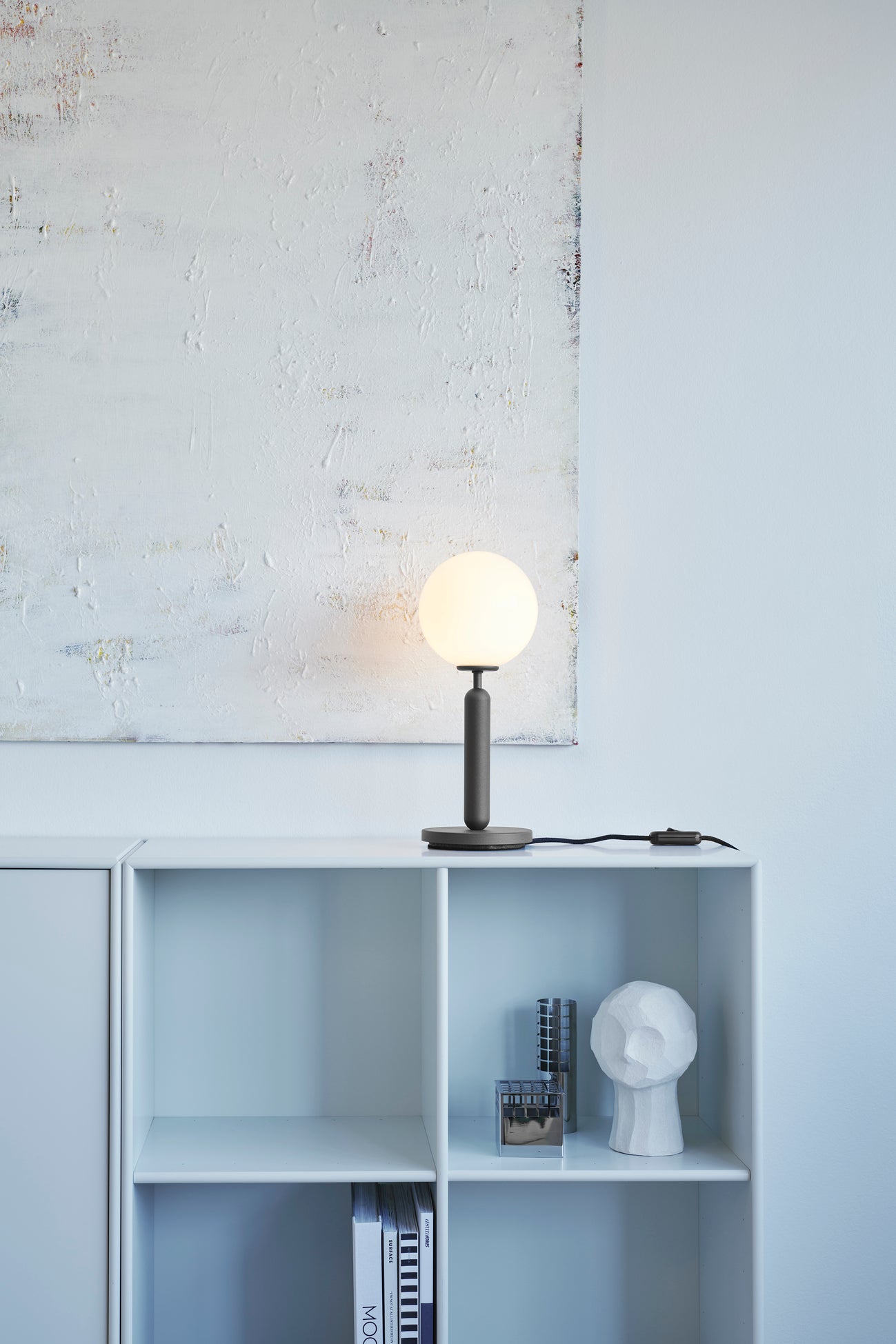 MIIRA Table Lamp in Graphite with Opal Glass