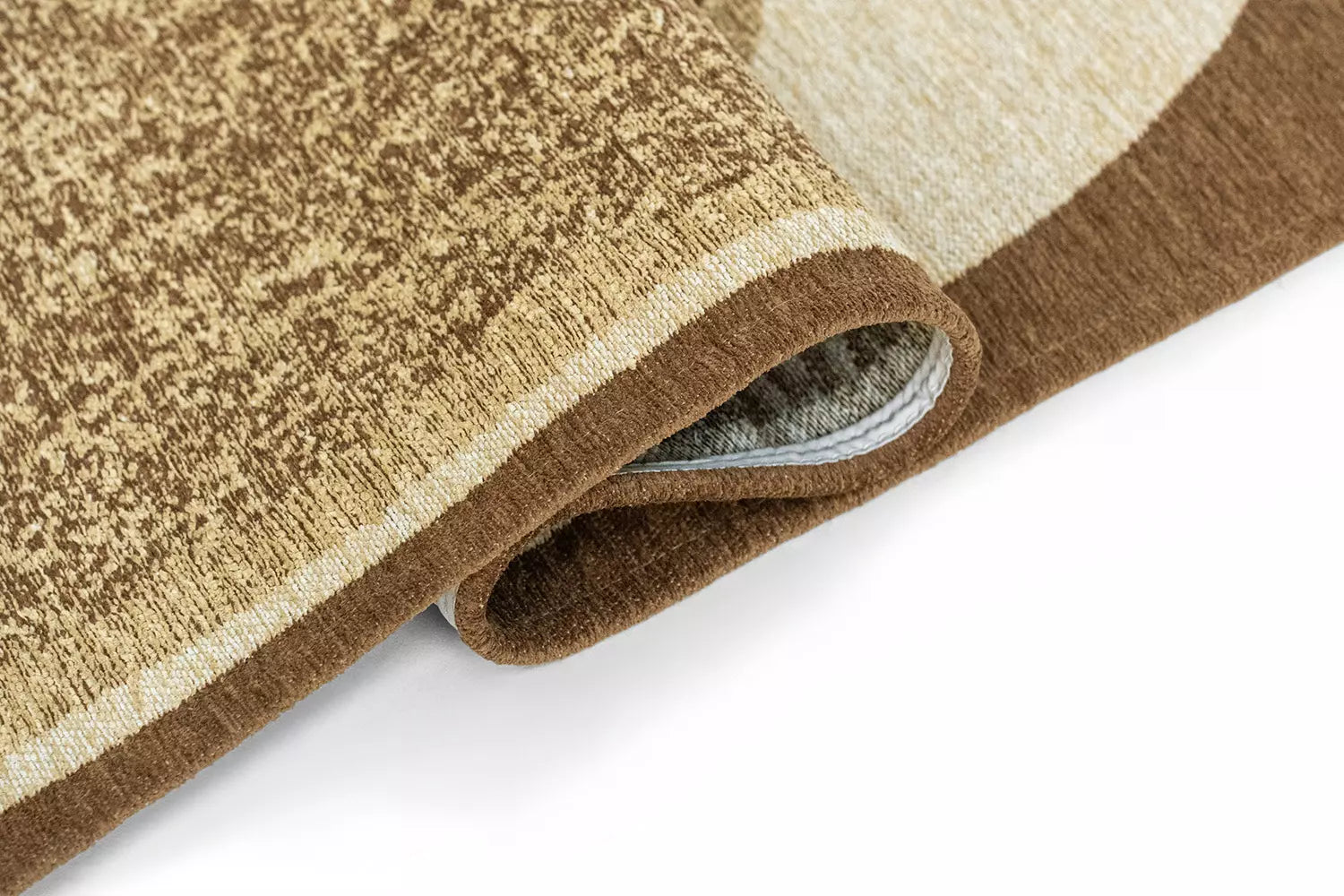 Teppich MARBLE braun mit beige