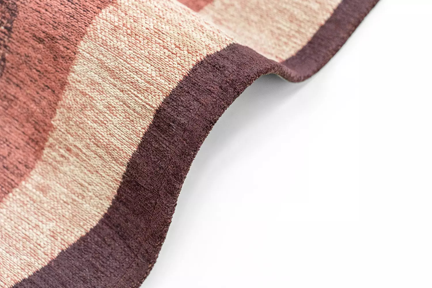 Teppich MARBLE lila mit rosa und beige