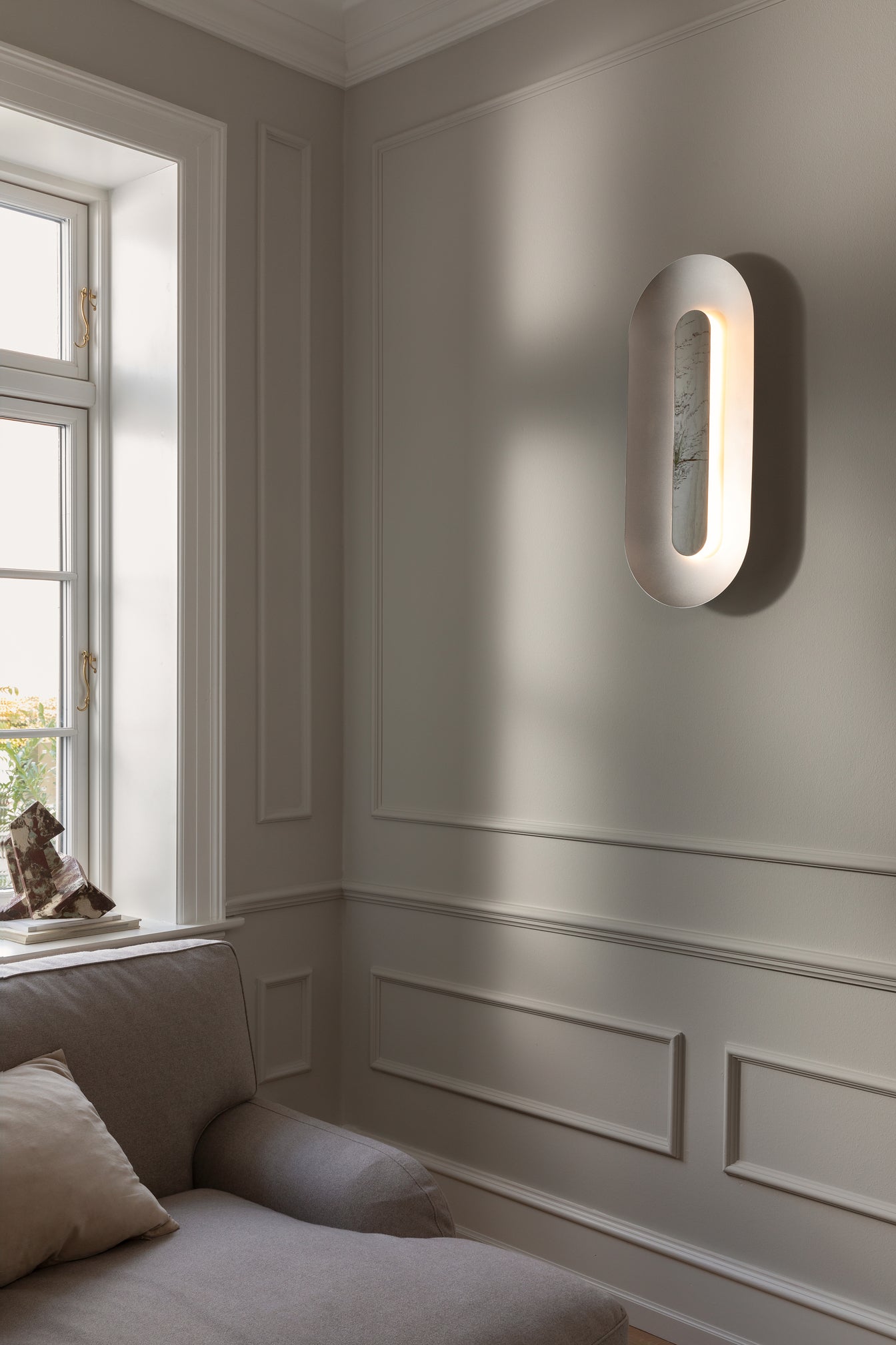 SASI Silver Metal Wall Lamp
