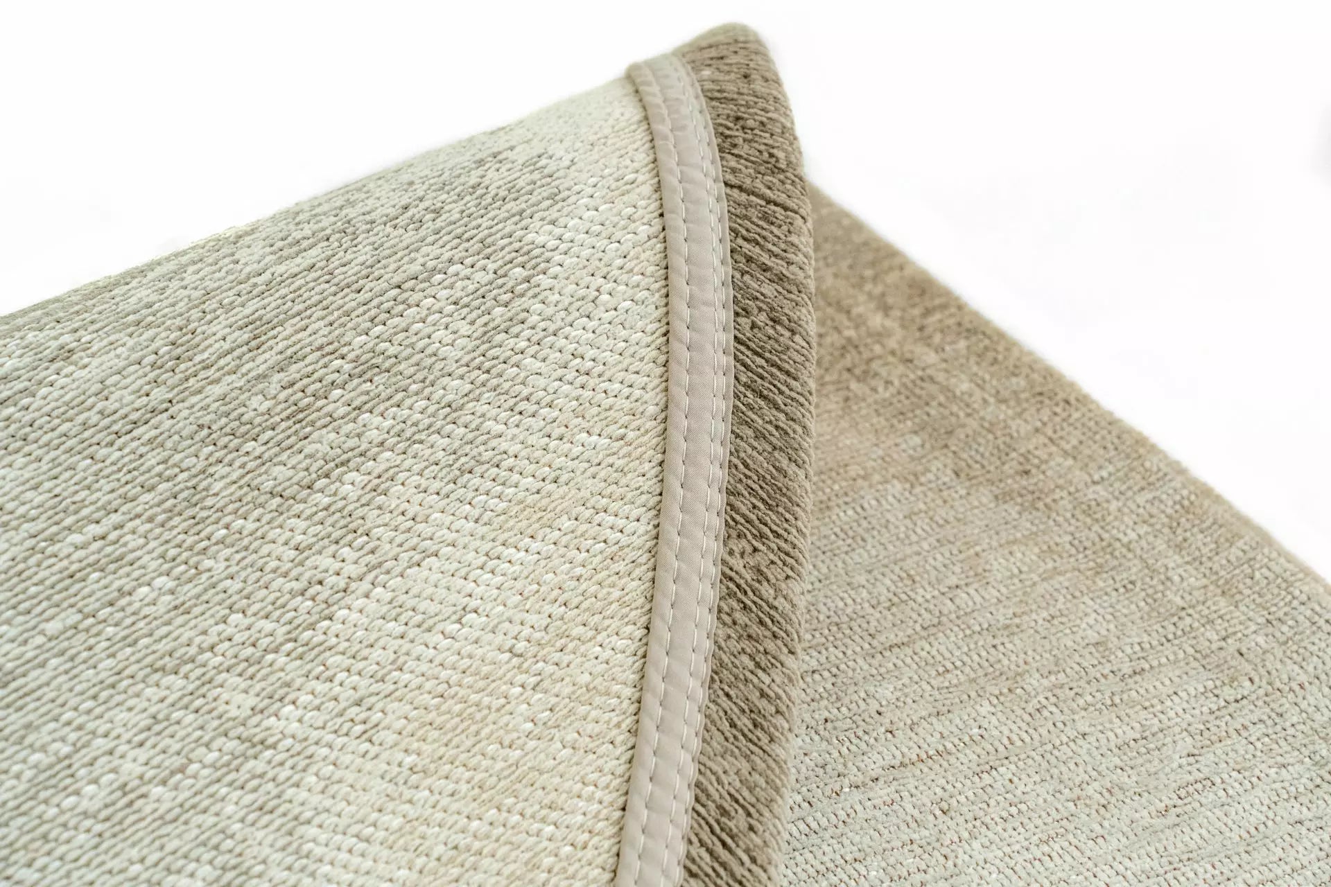 Ovaler Teppich AQUARELLE LEAF creme mit beige