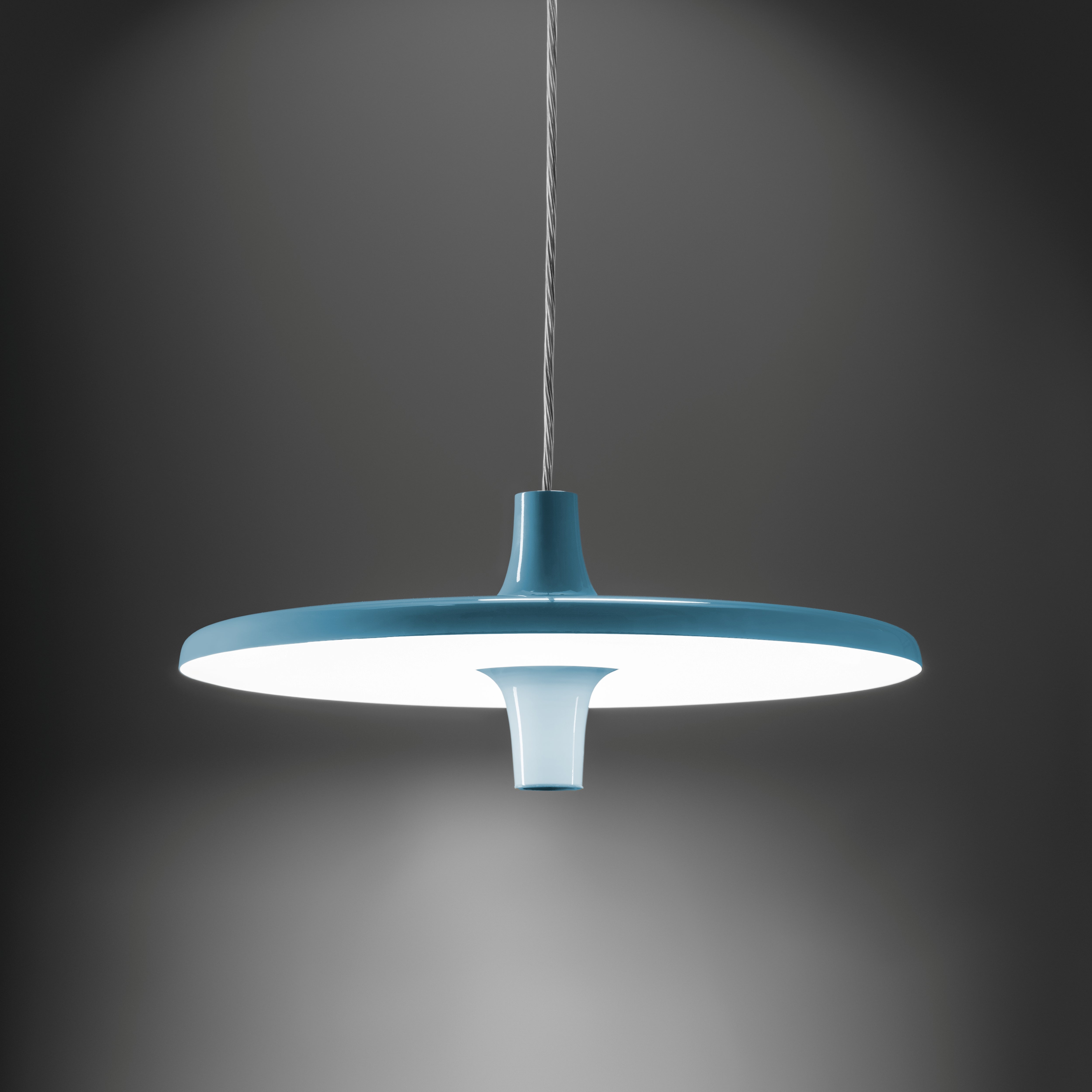 AVRO pendant lamp in glossy orange