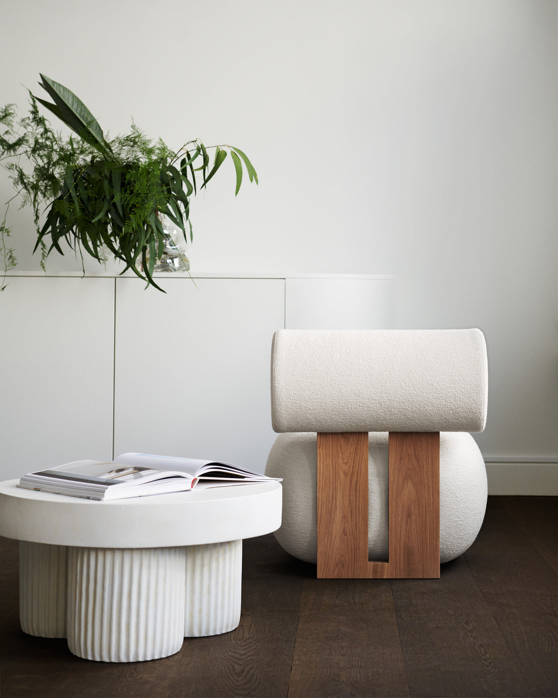 Couchtisch GEAR braun Beton