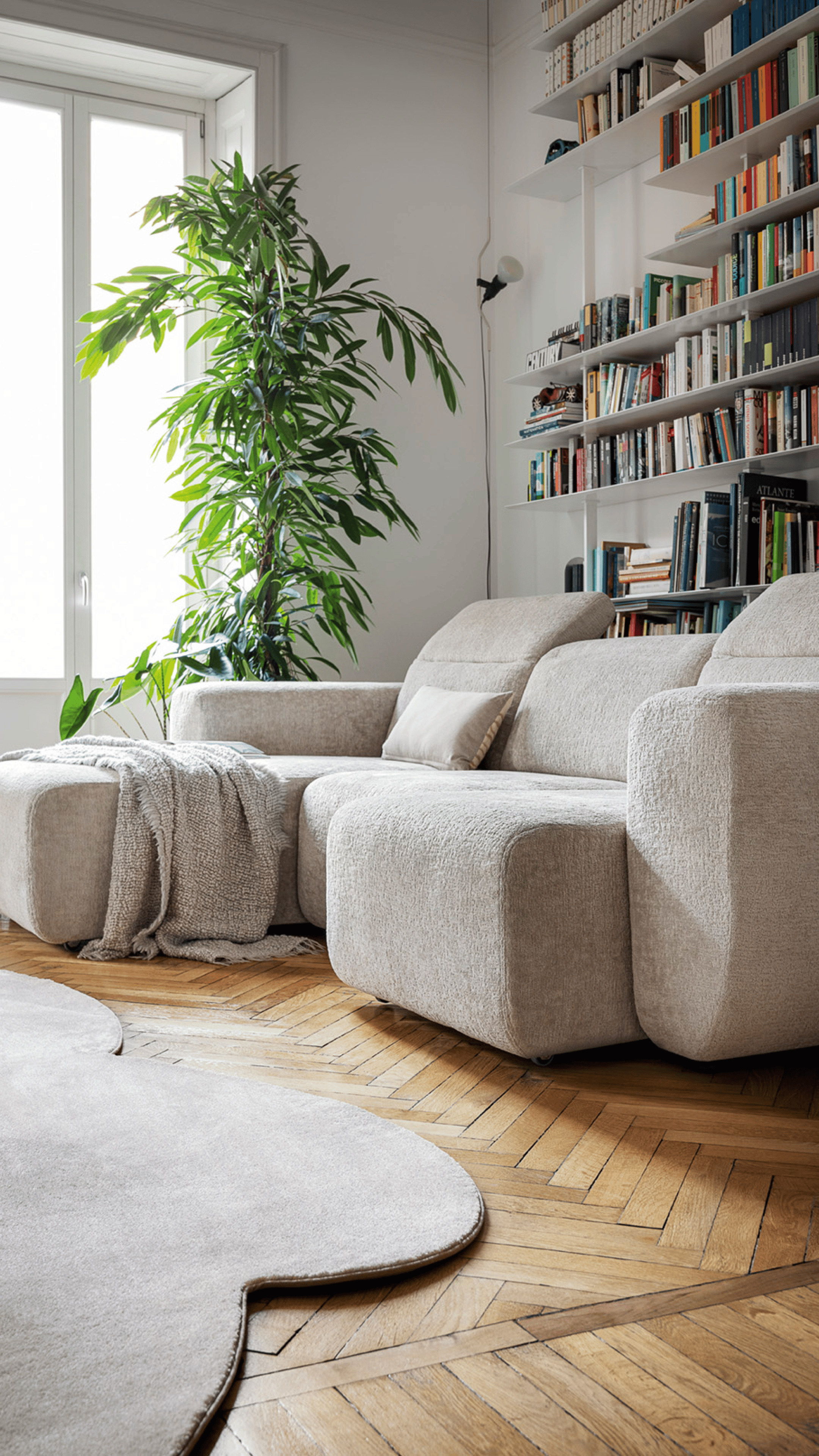 Universal Corner Sofa PANDORA Upholstered