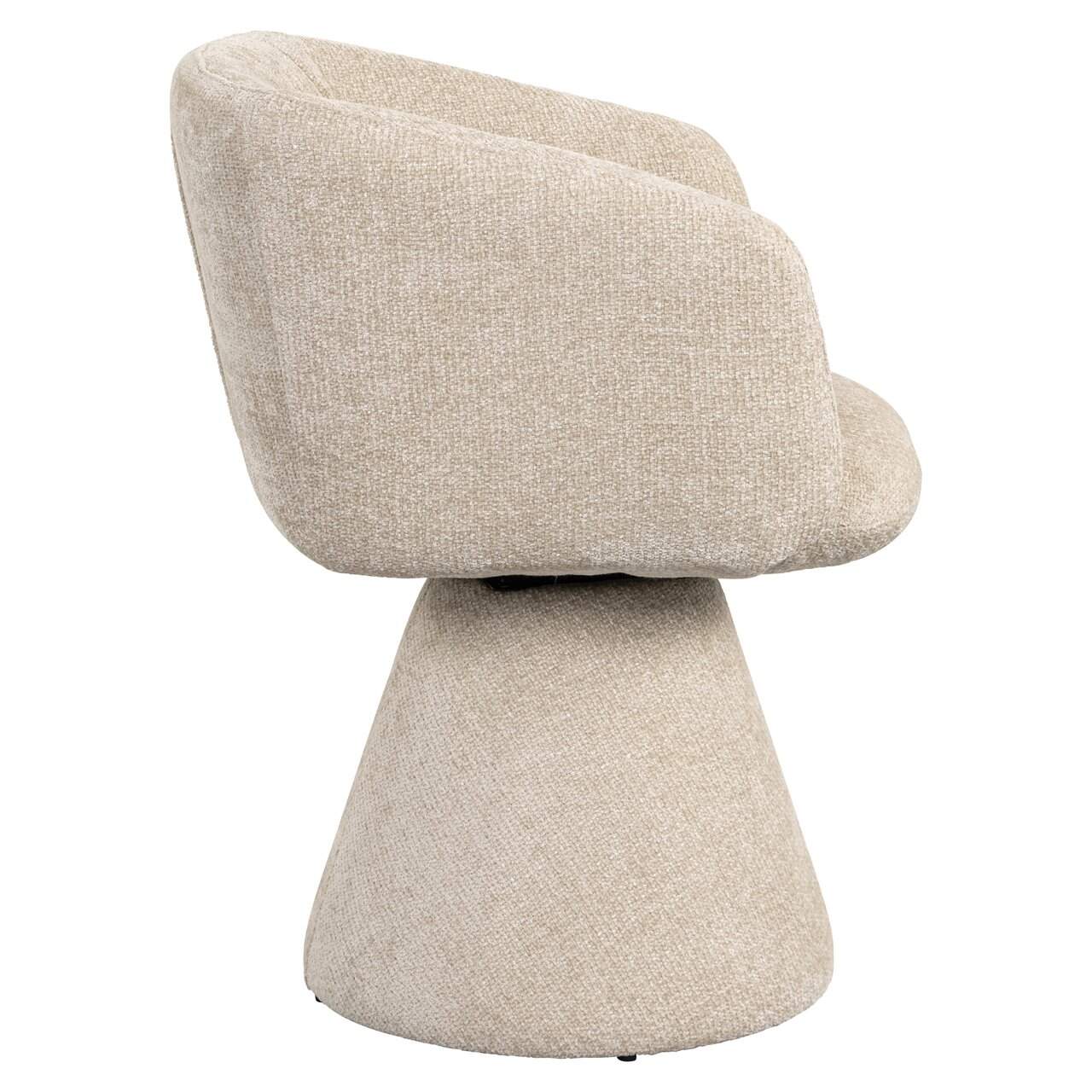 MADELINE swivel chair beige