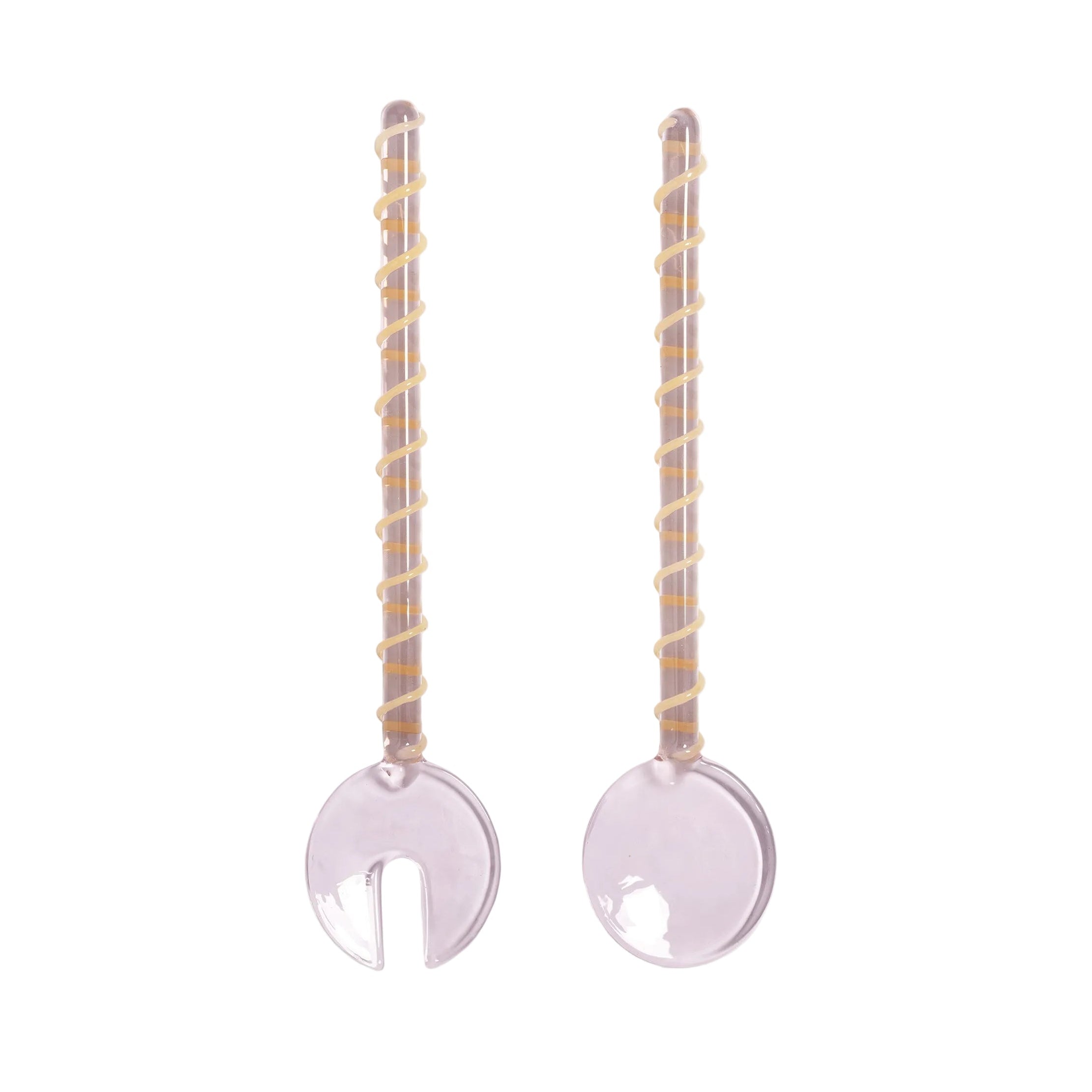 Salatbesteck SLING rosa