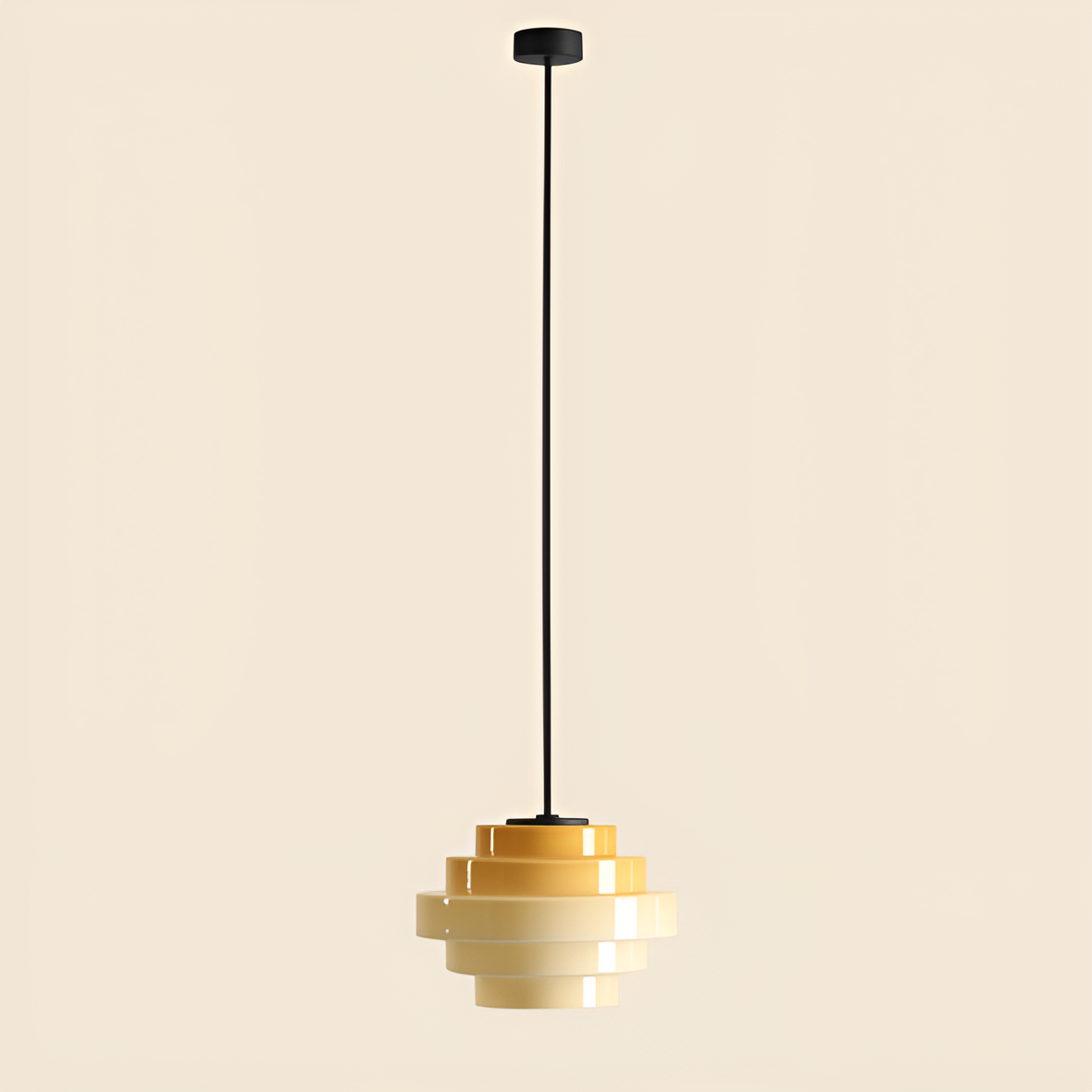 Filo beige hanging lamp