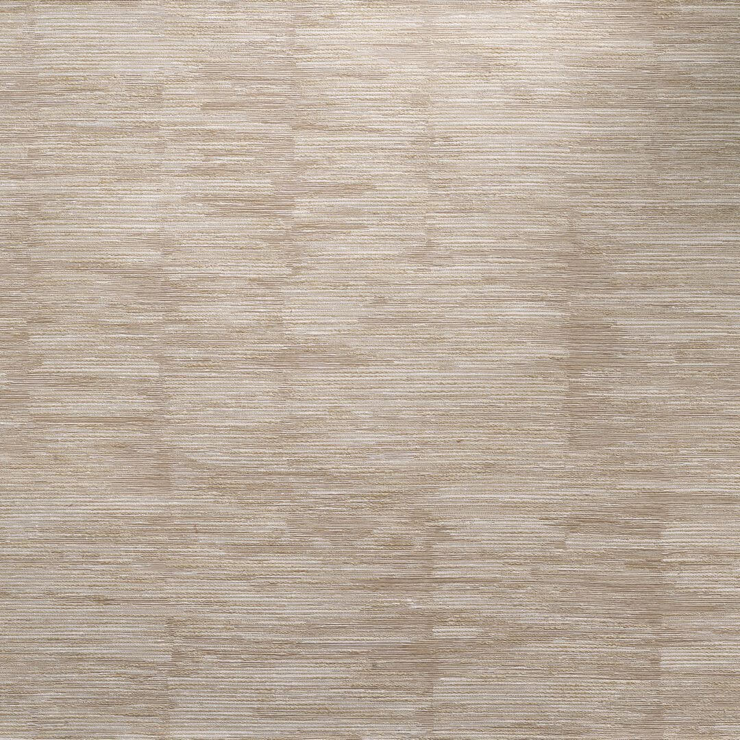 Strukturierte Textiltapete mit Streifen ALCHEMILLA - IVORY/SAND Elfenbein mit Beige