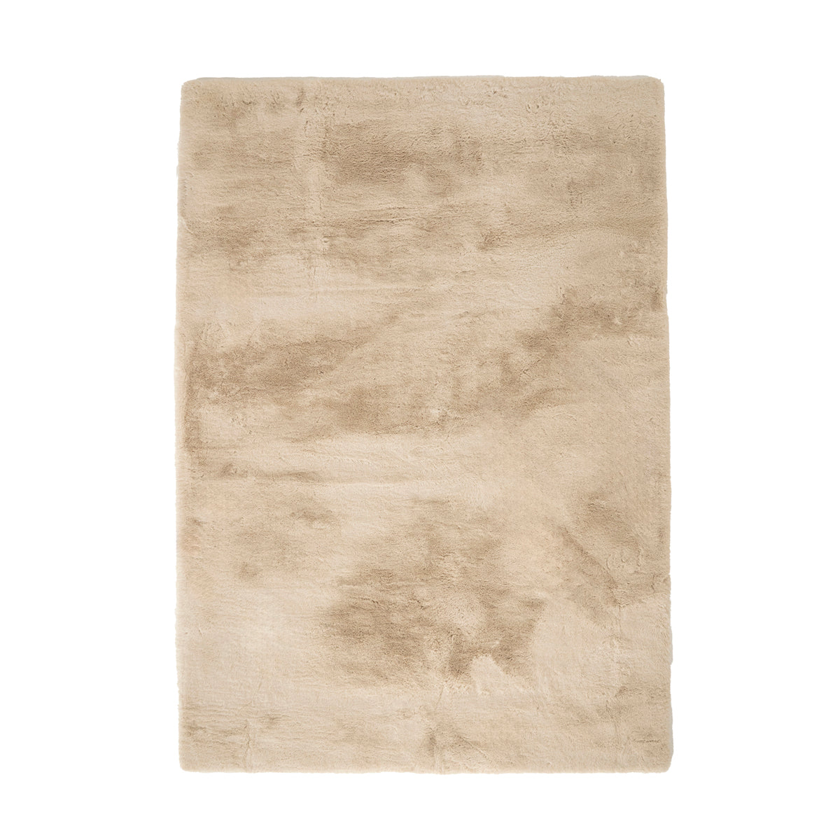 ZENA beige rug with long pile