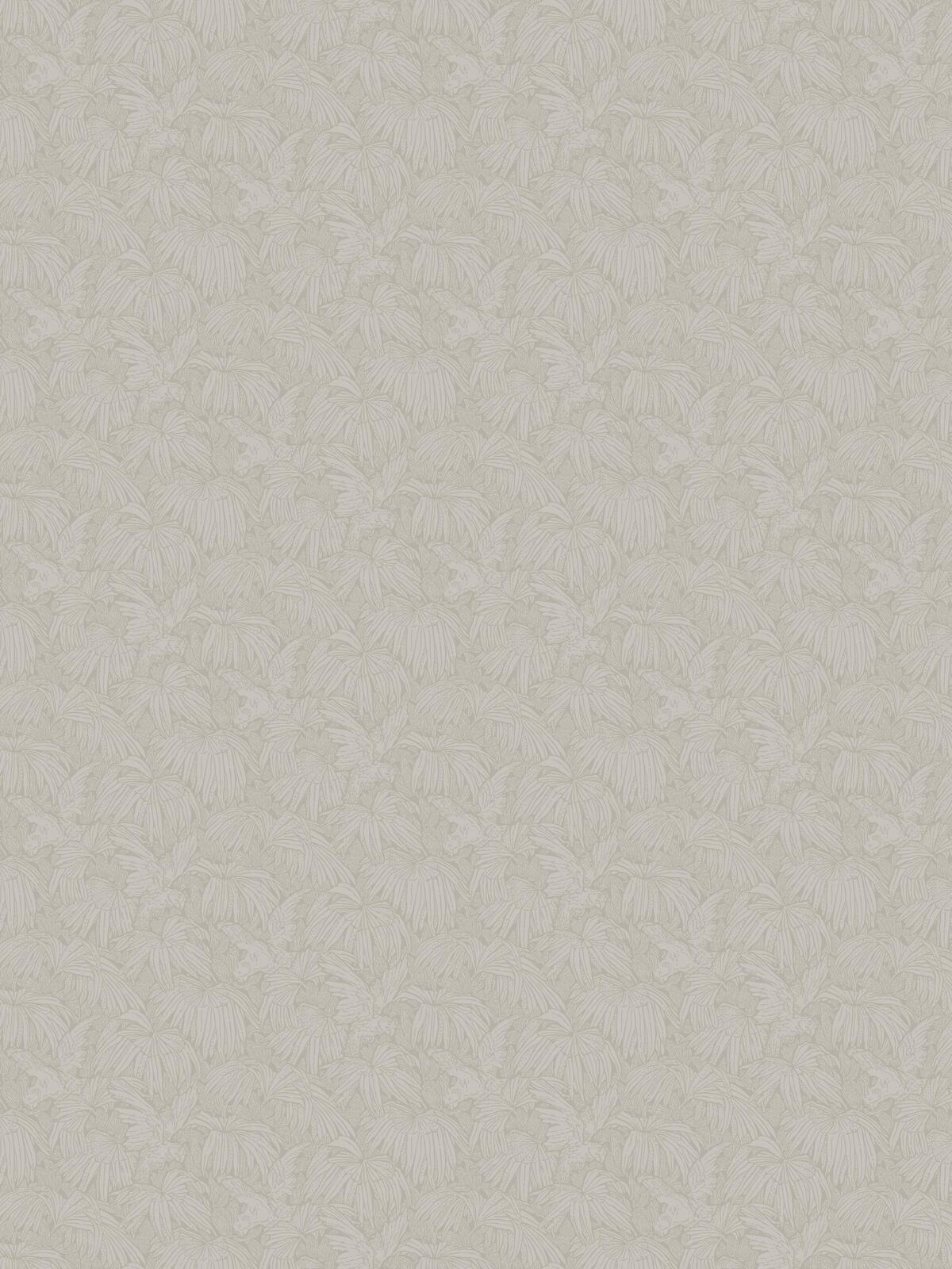 HIDDEN PARROT Animal Print Wallpaper Beige with Gray