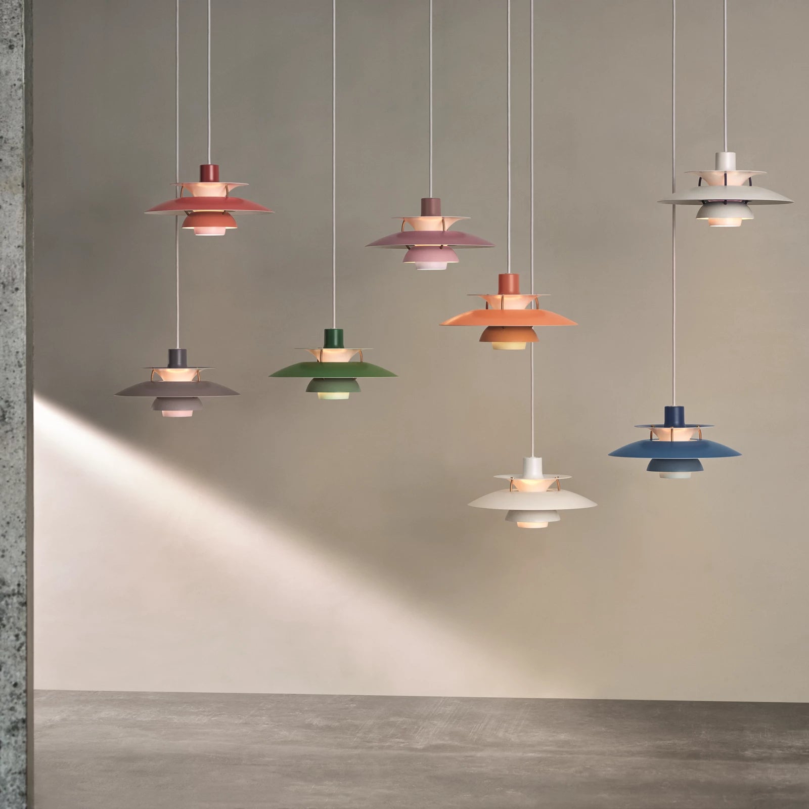 Lampa wisząca PH 5 pomarańczowy