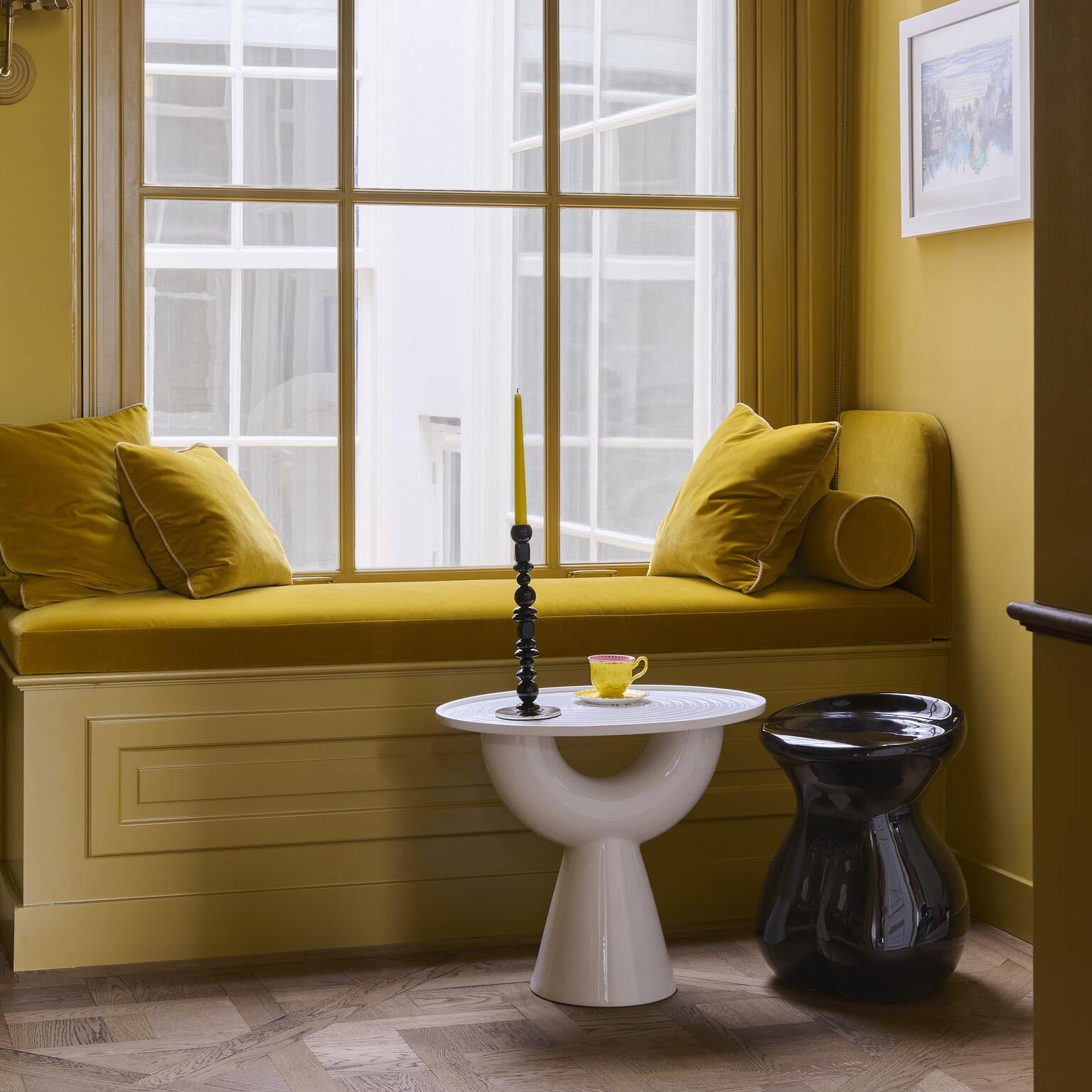 Beistelltisch ANISH kupferne Keramik