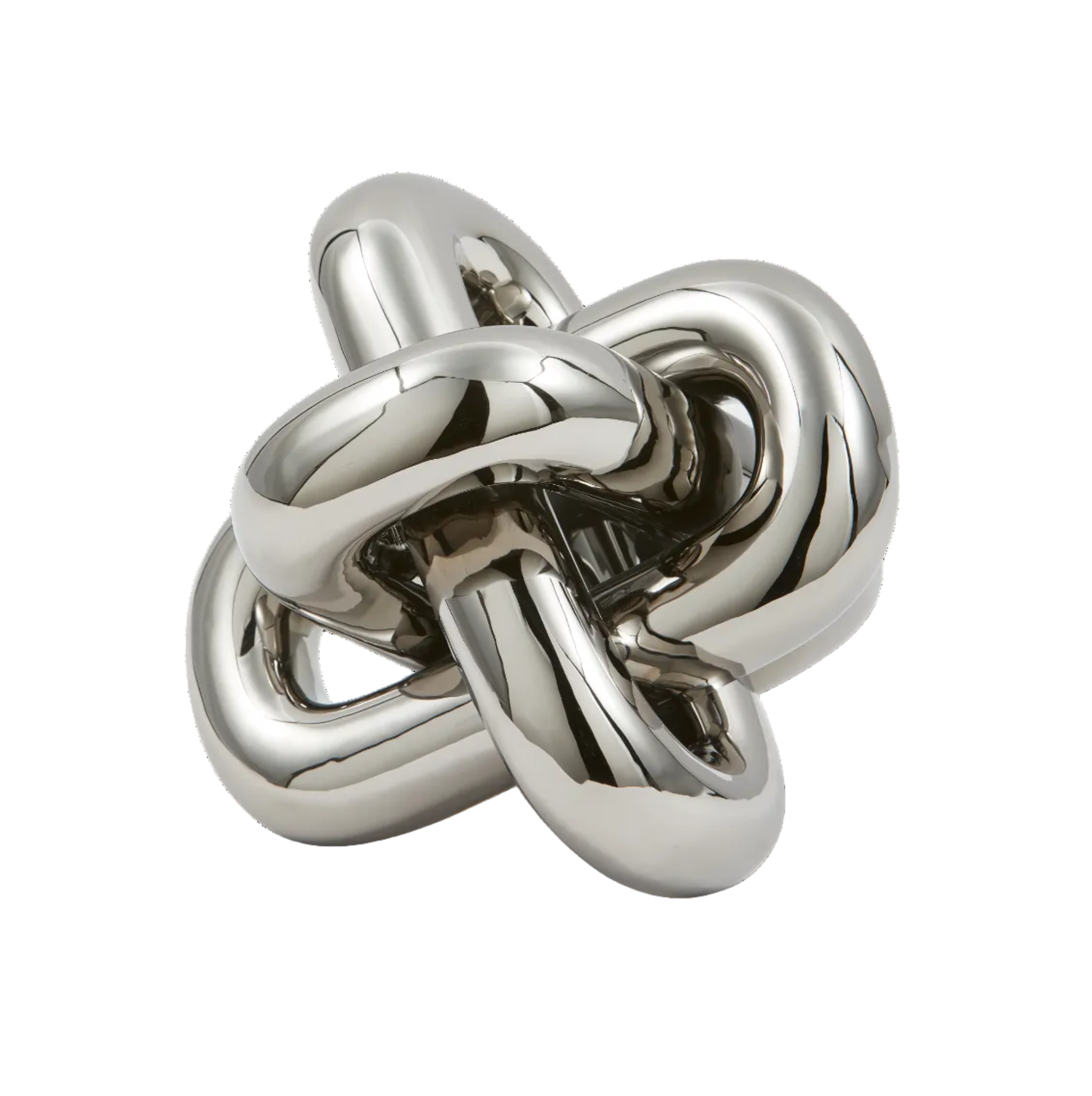 Decorative Figure MOVING CHAIN Silver