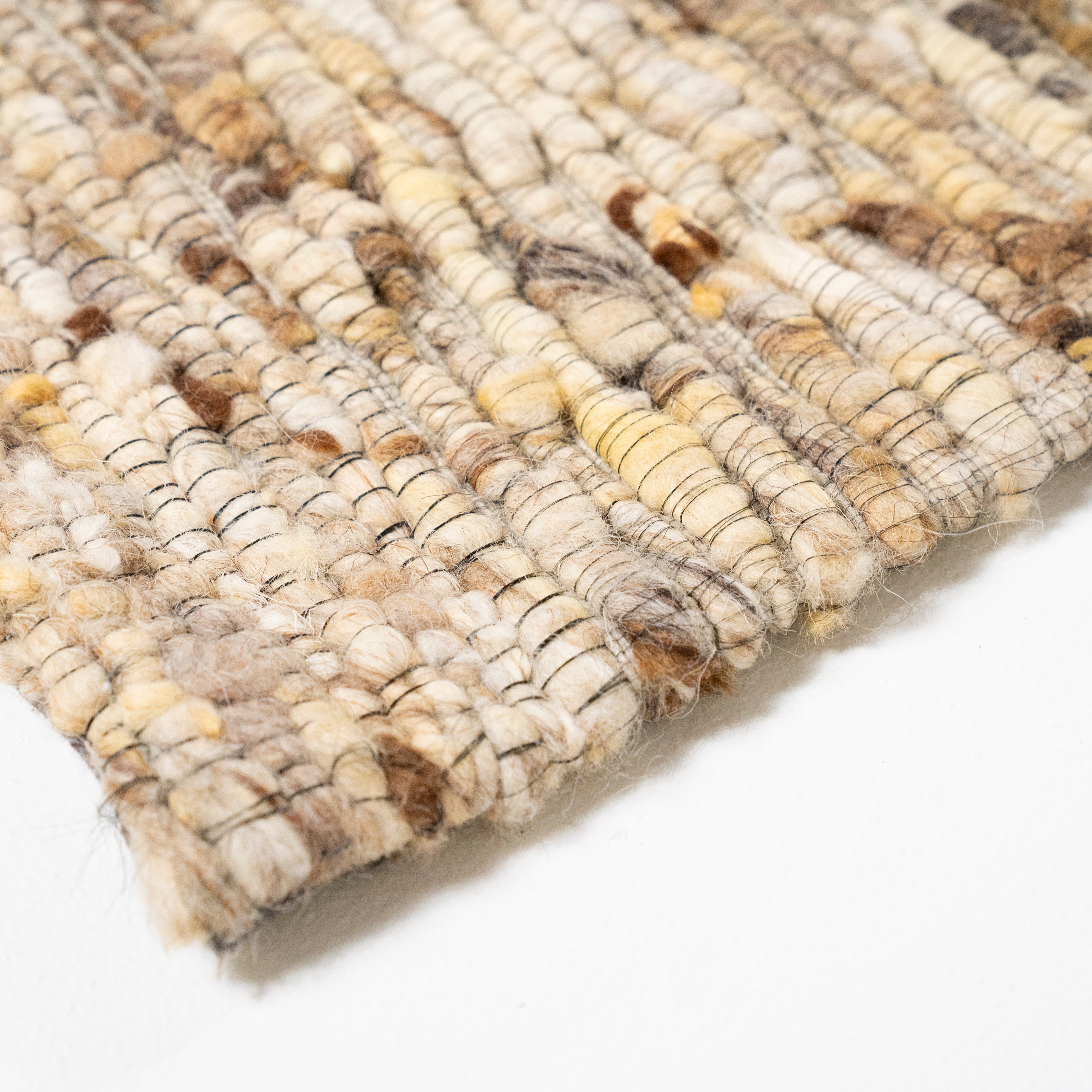 Teppich TAKARA dunkelbeige Melange