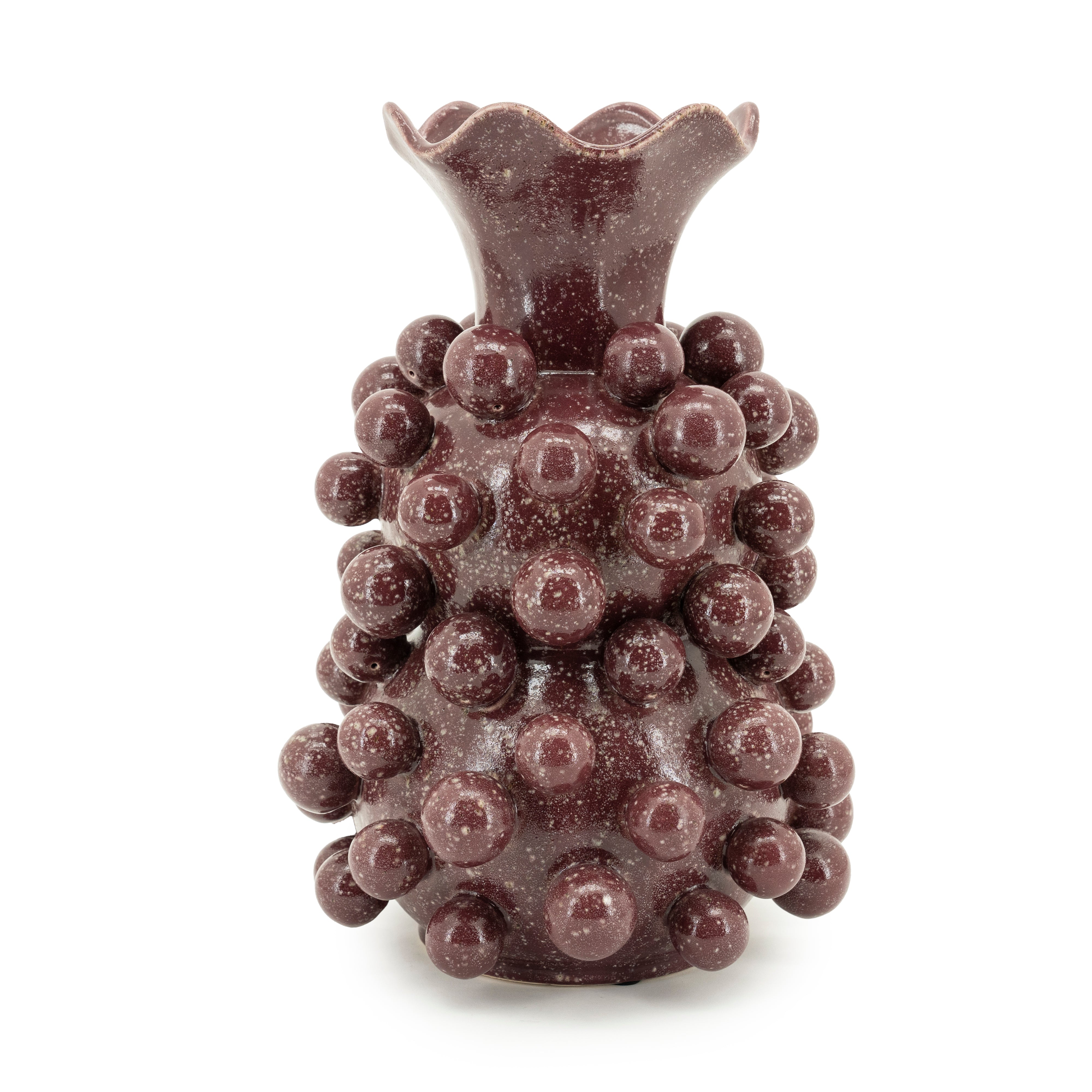 VIRO burgundy vase