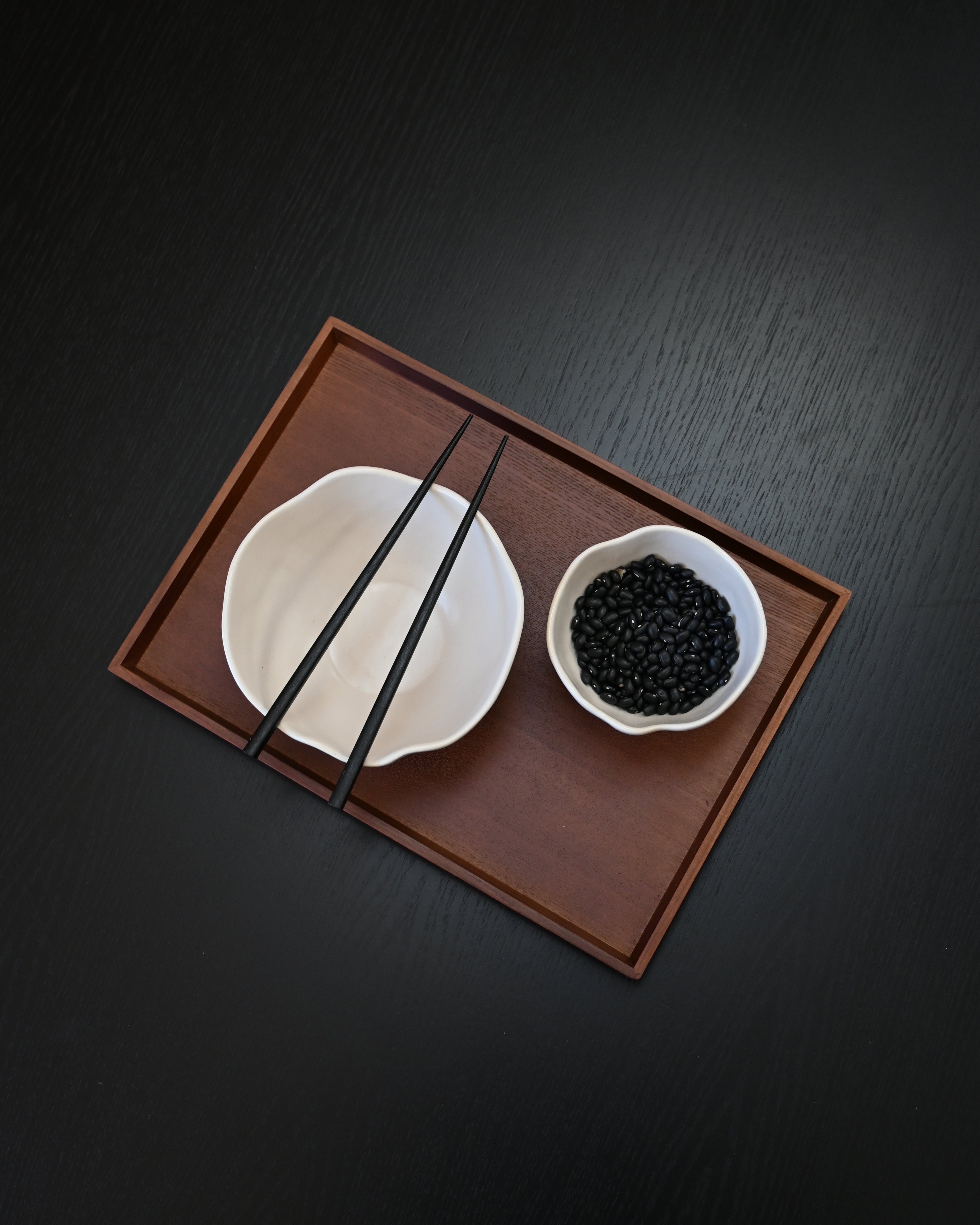 NATIVE Set of Bowls White Stoneware