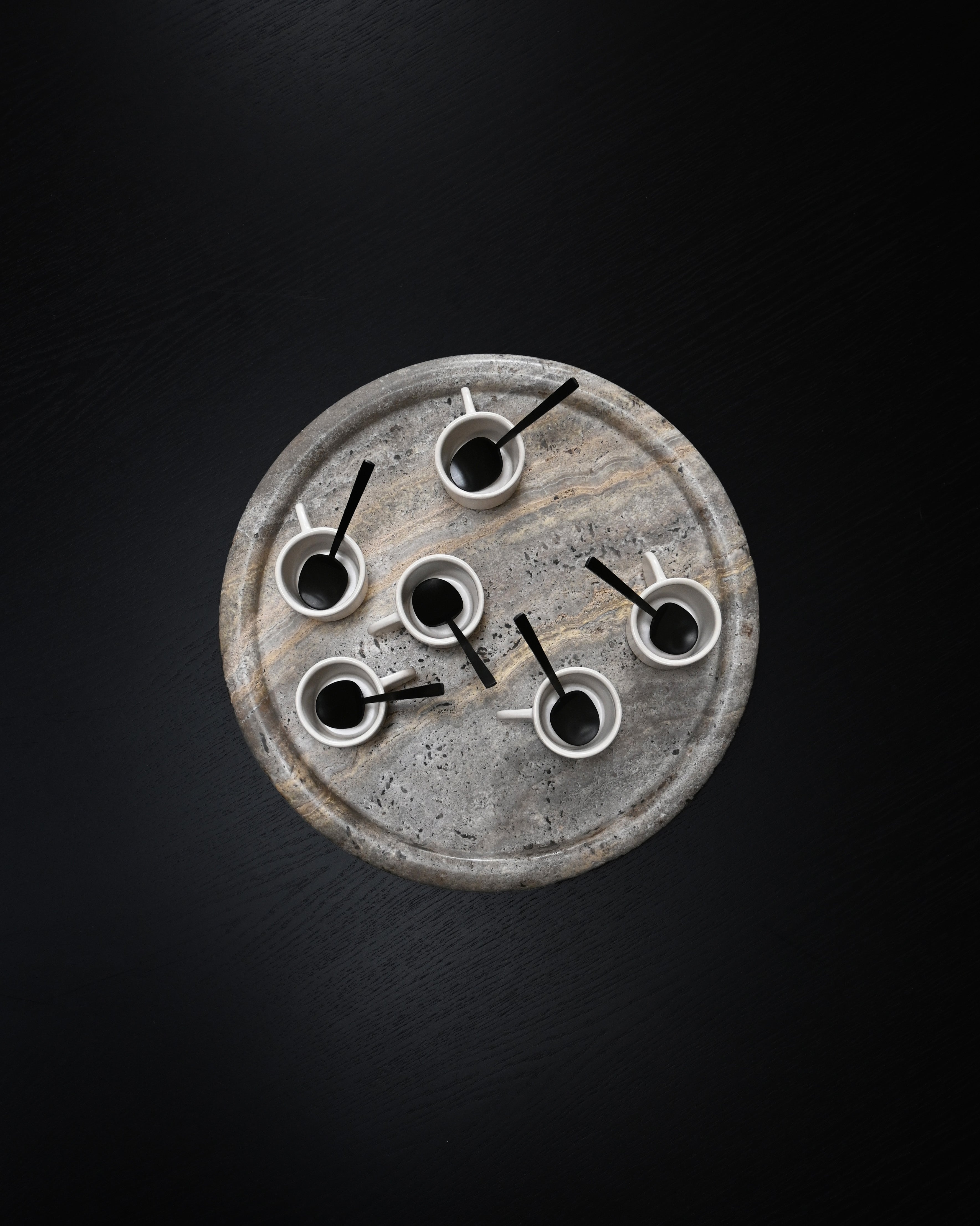 Espressotassen-Set NATIVE aus weißem Steinzeug