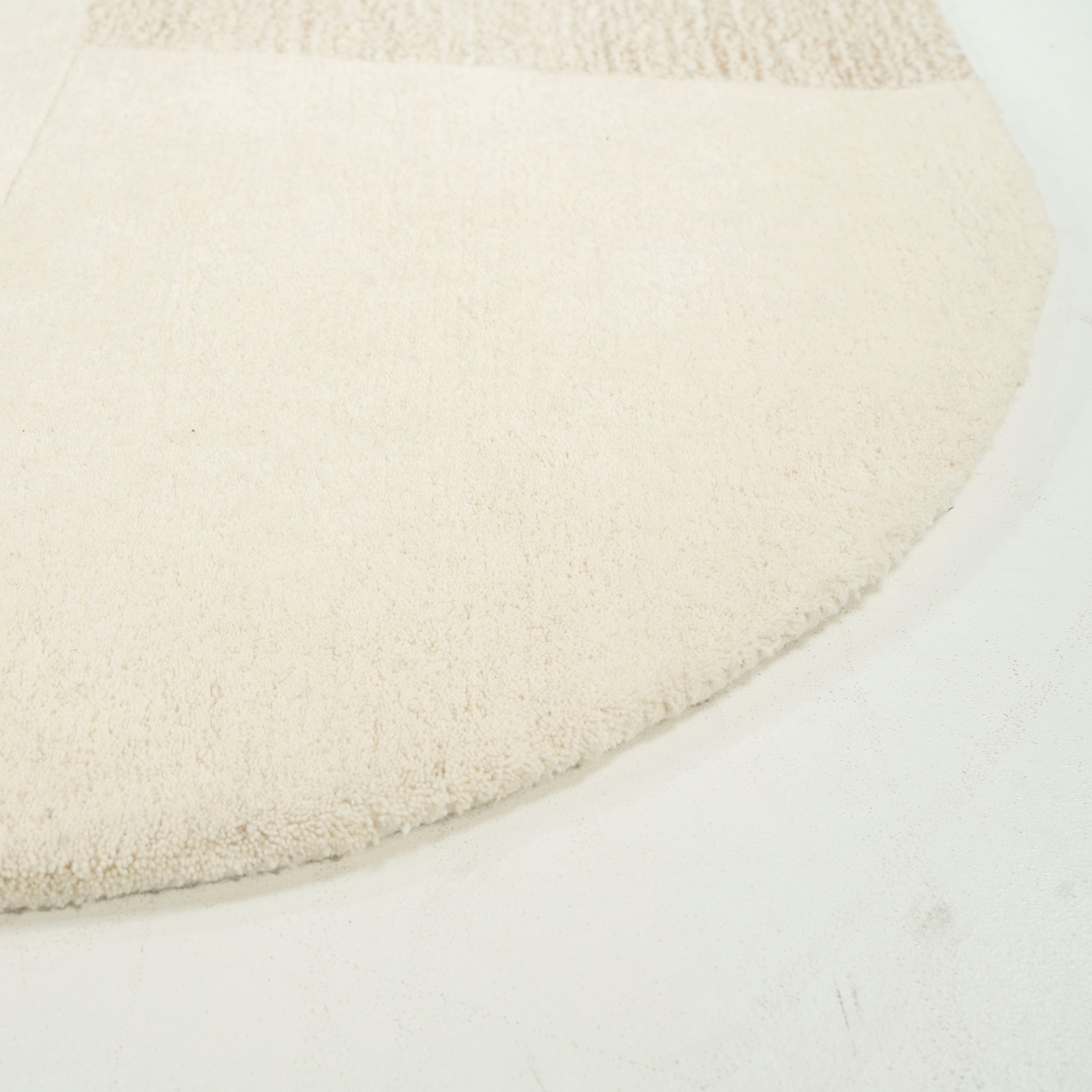 Teppich CONTOUR cremefarben