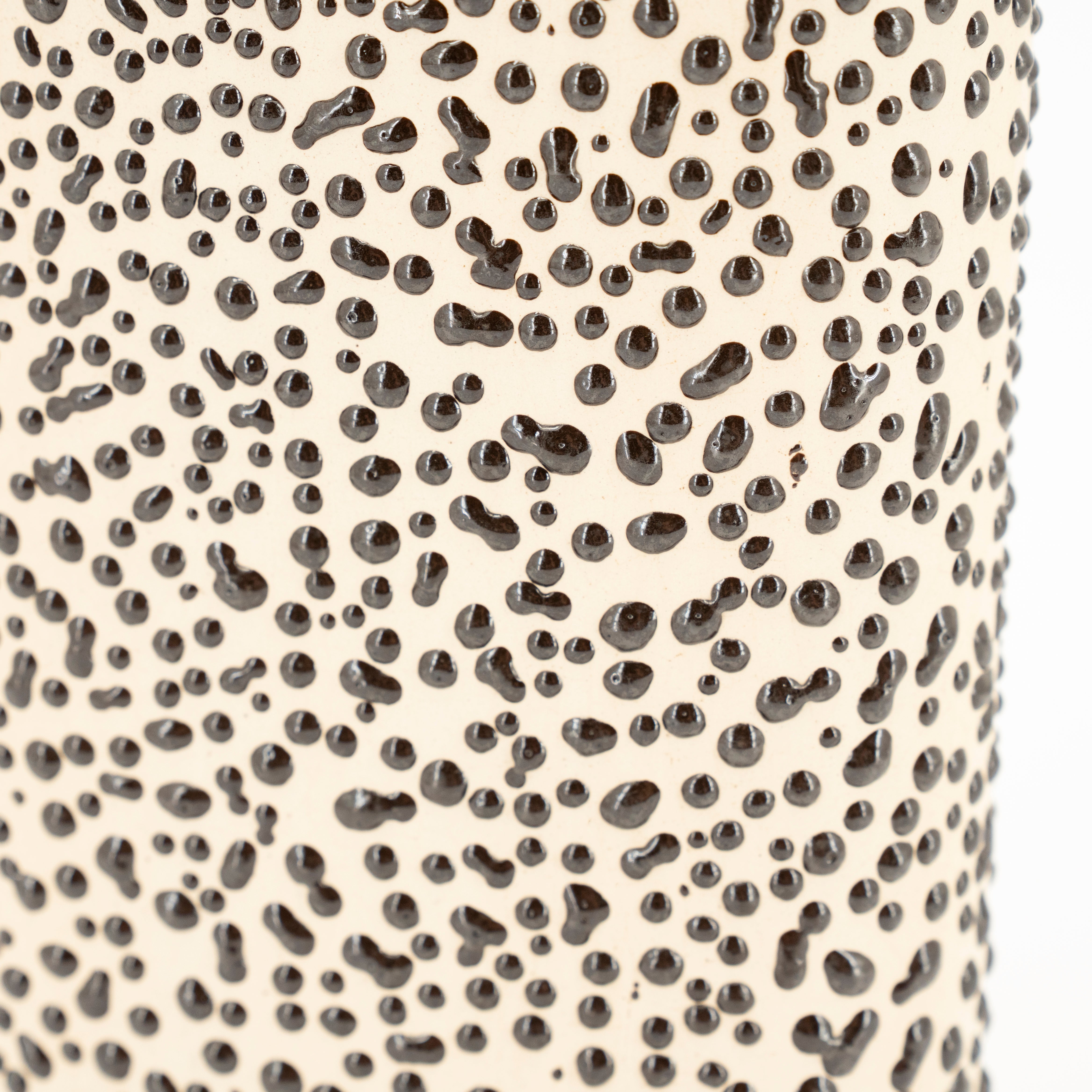 Wazon DOTANGLE brązowa ceramika