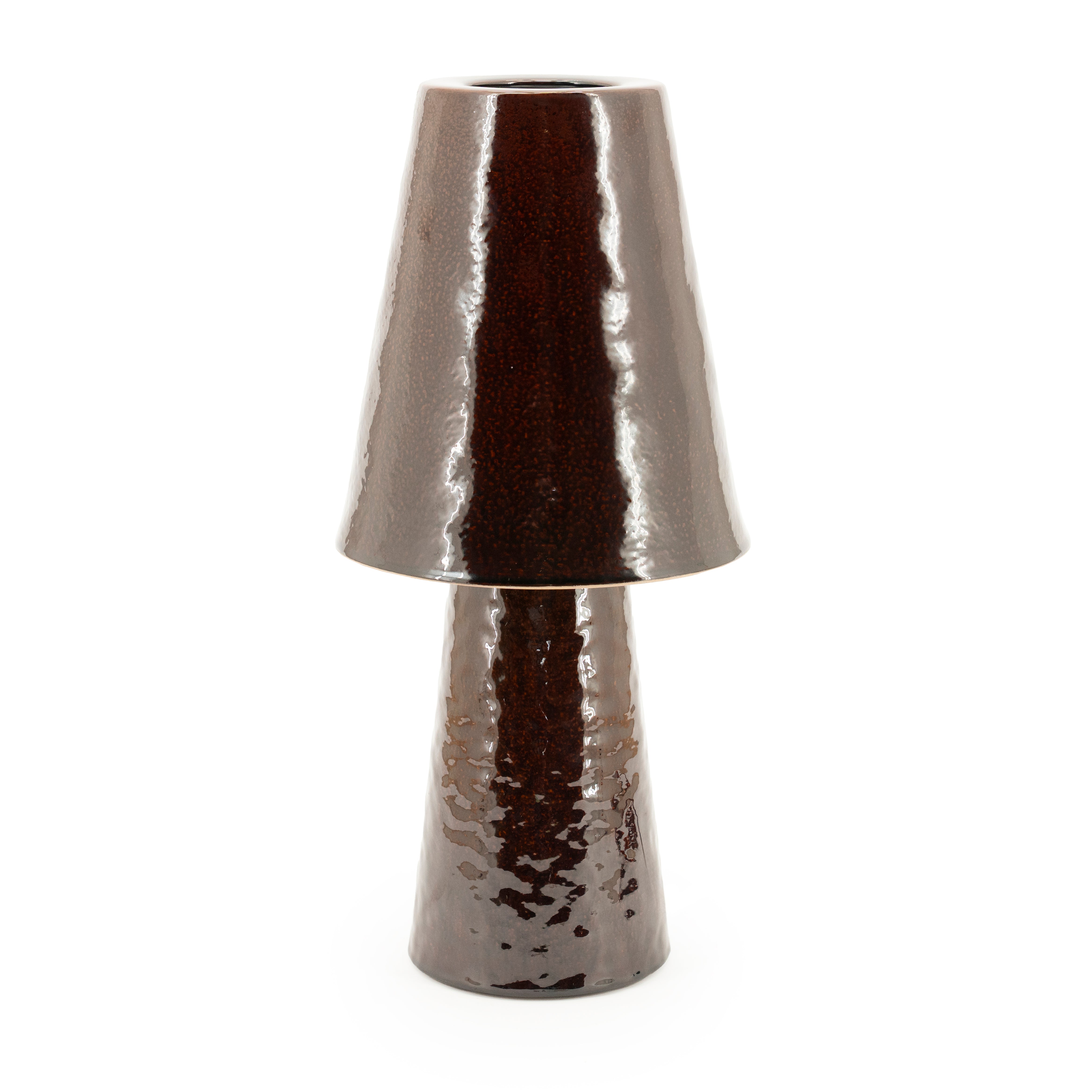 Lampa stołowa CLAYTON brązowy