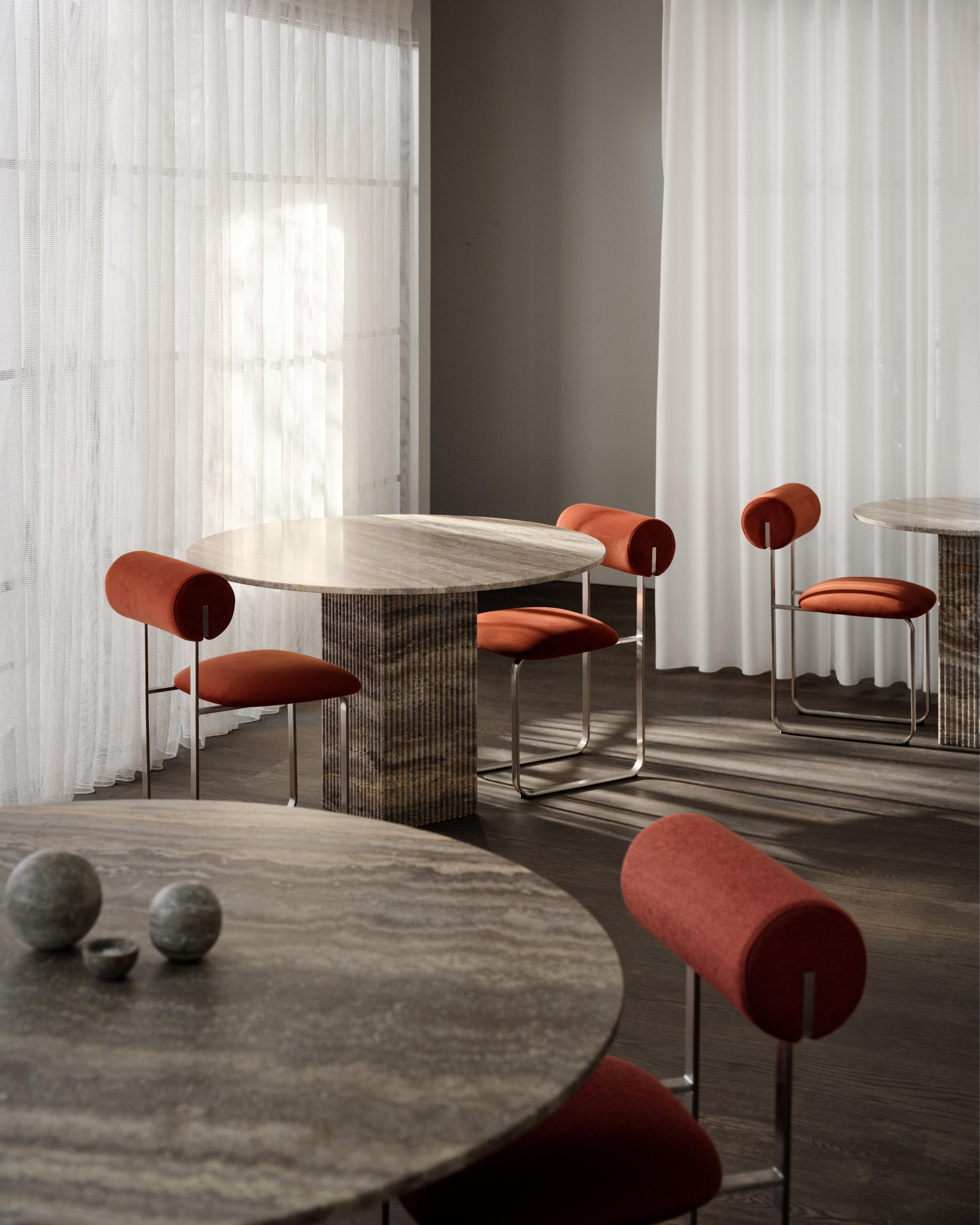 Runder Tisch SOHO Travertin