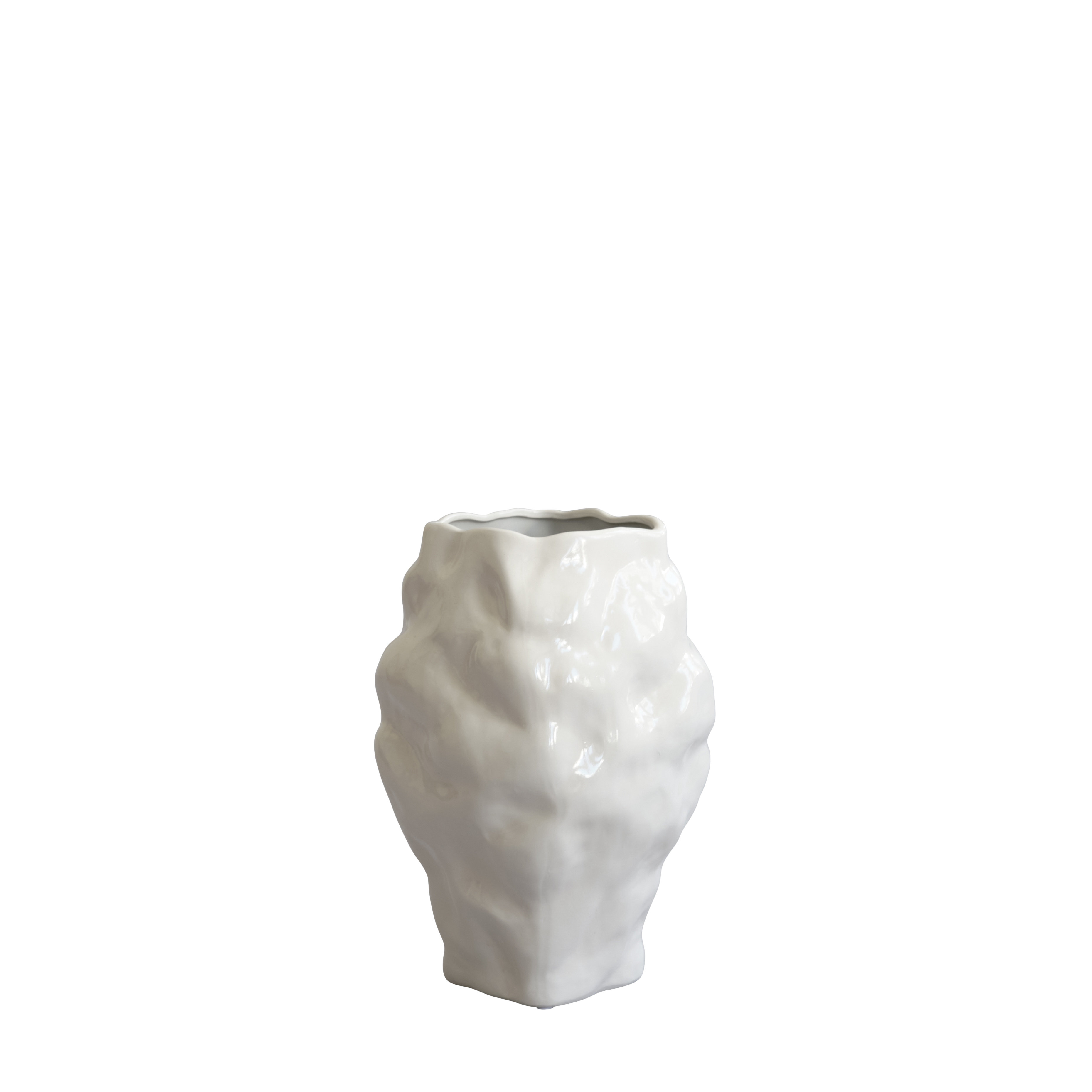 KATACHI Vase white ceramic