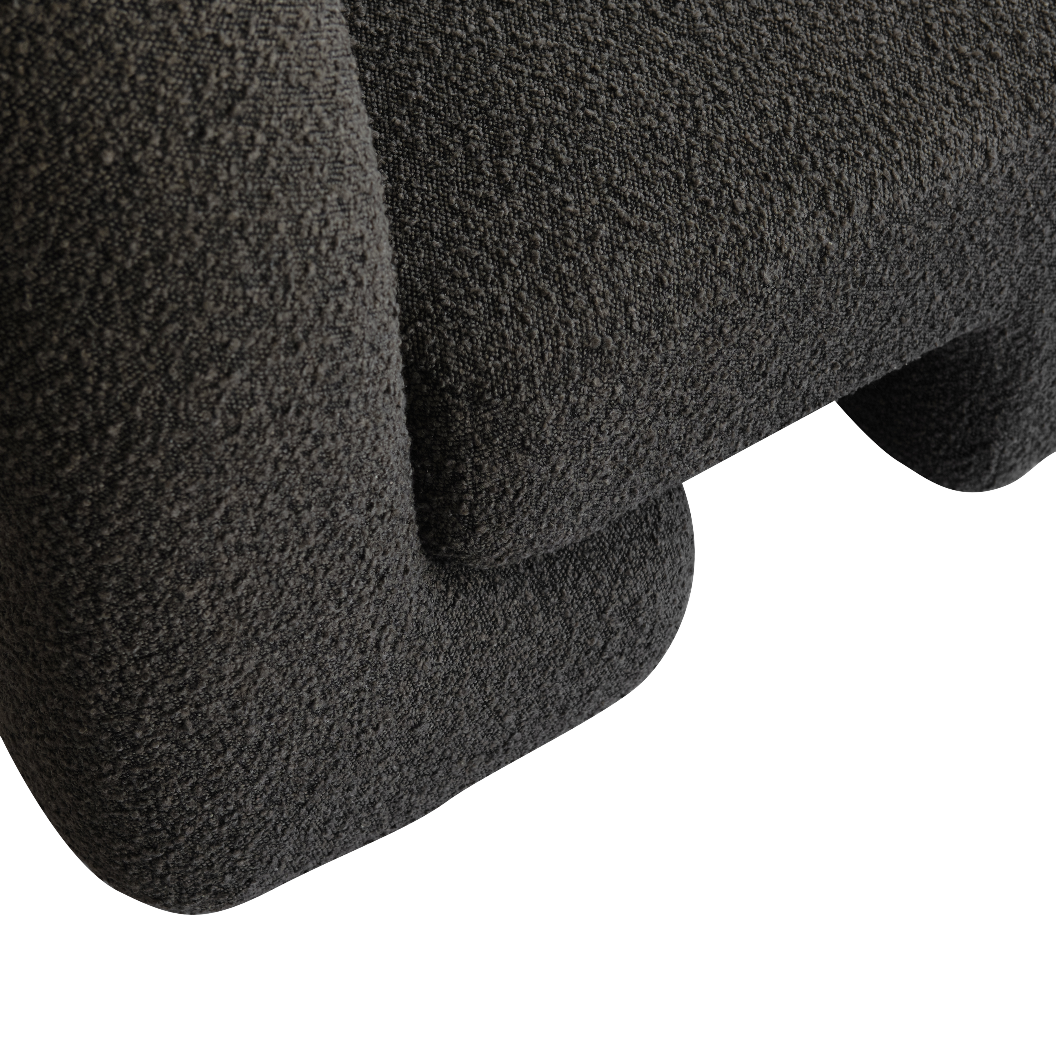 Sessel DAIKU grau-braun Bouclé