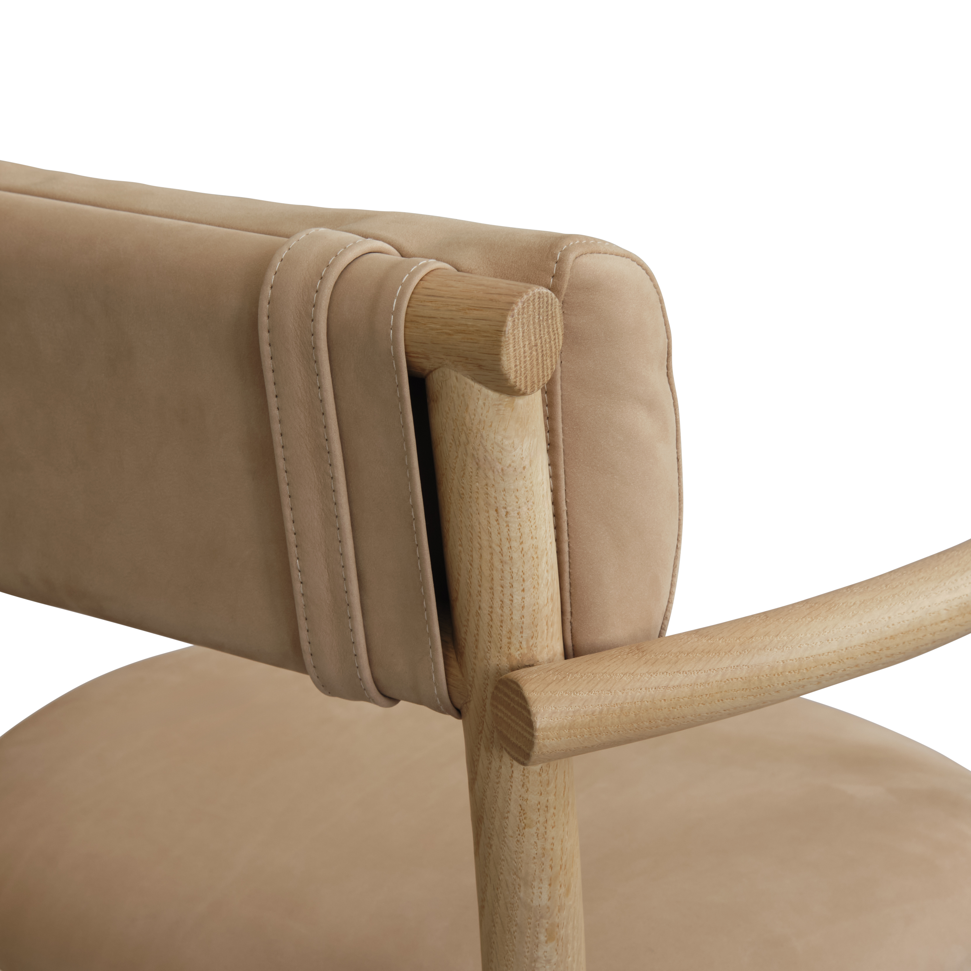 Armchair with Armrests NAMA warm beige
