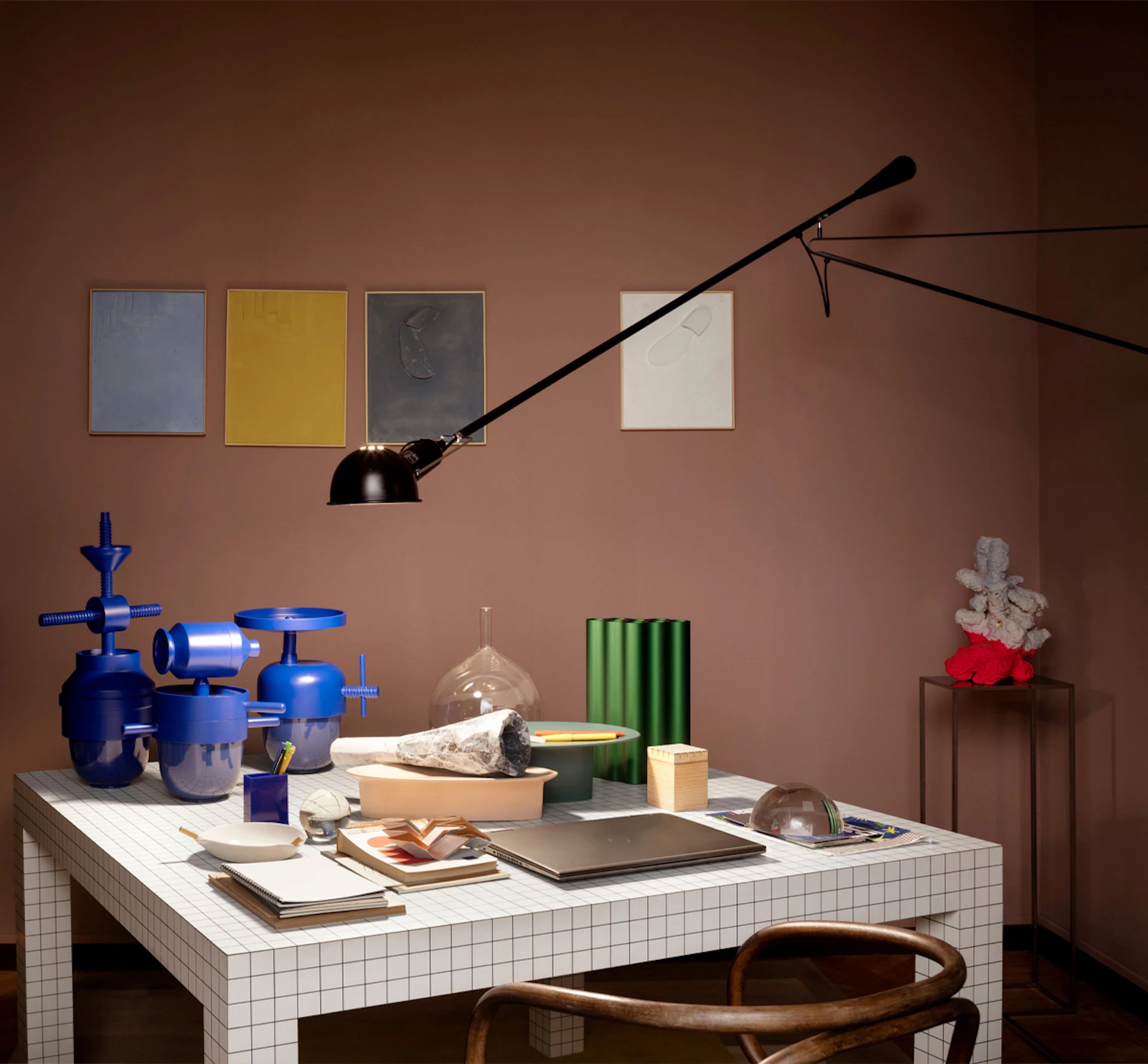 Wall lamp with arm 265 white