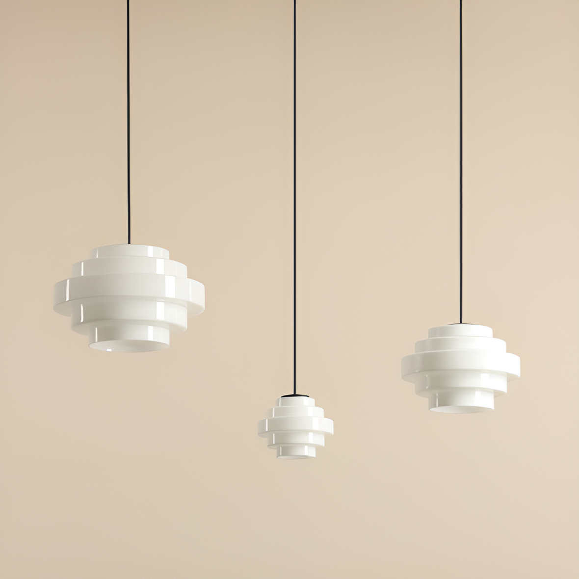 Hanging lamp milk filo
