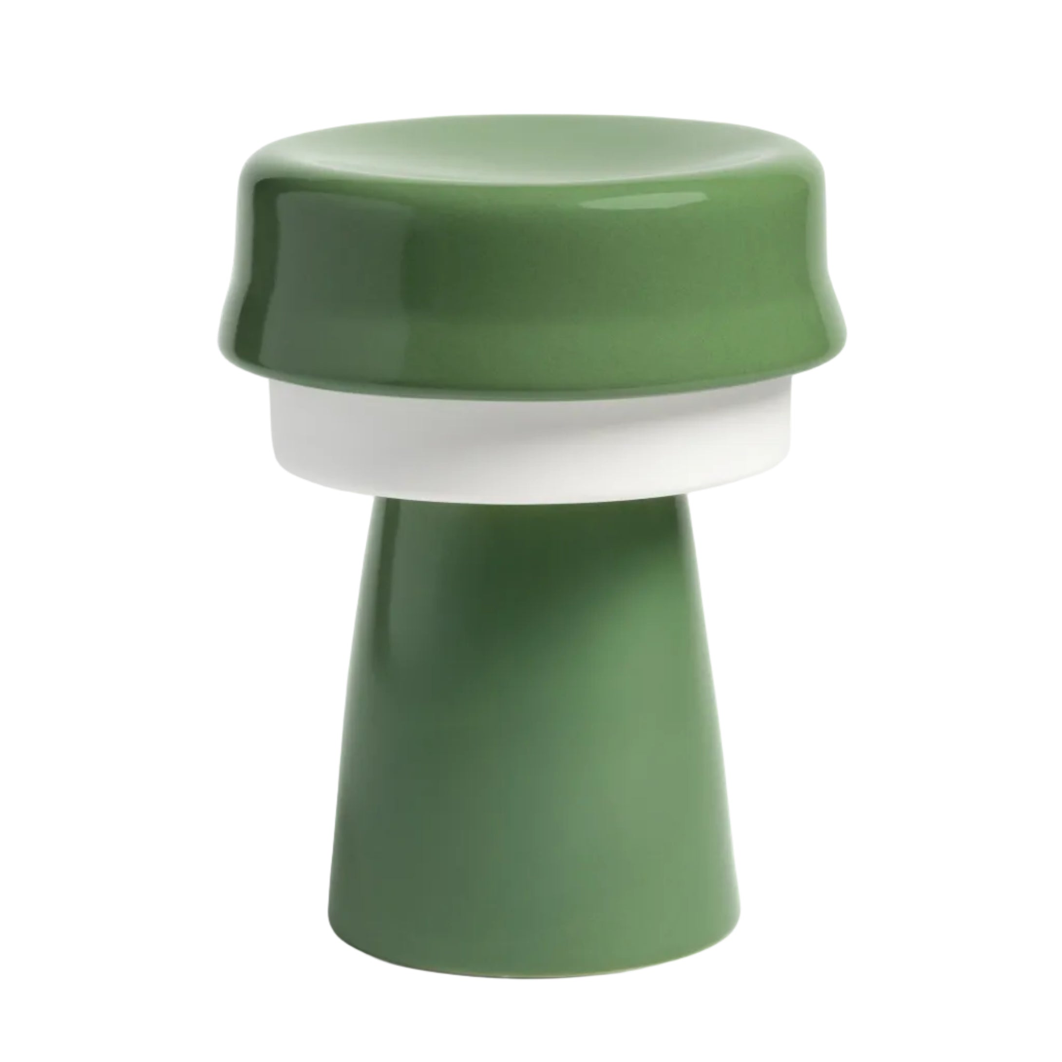 Tischlampe HAT grün mit Weiß