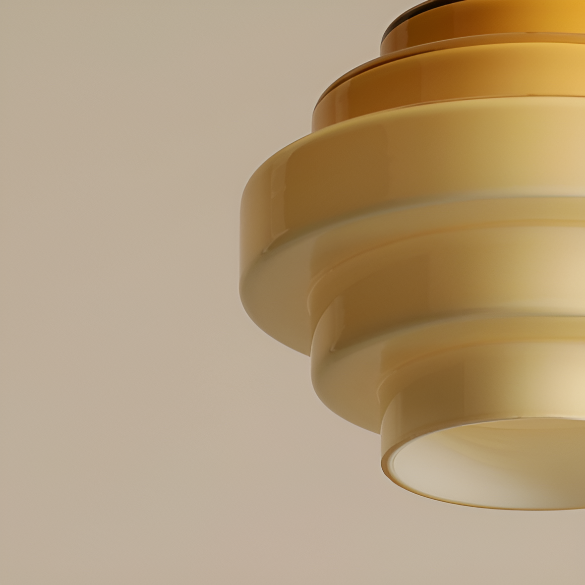 Filo beige hanging lamp