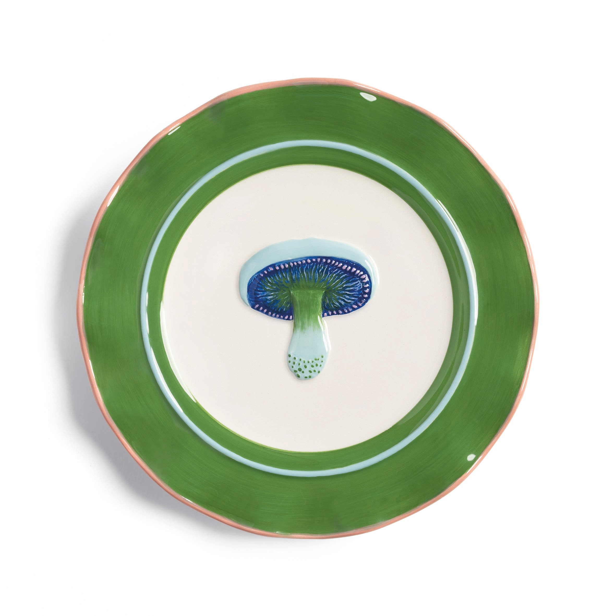 Colorful MAGIC MUSHROOM Dessert Plate Set