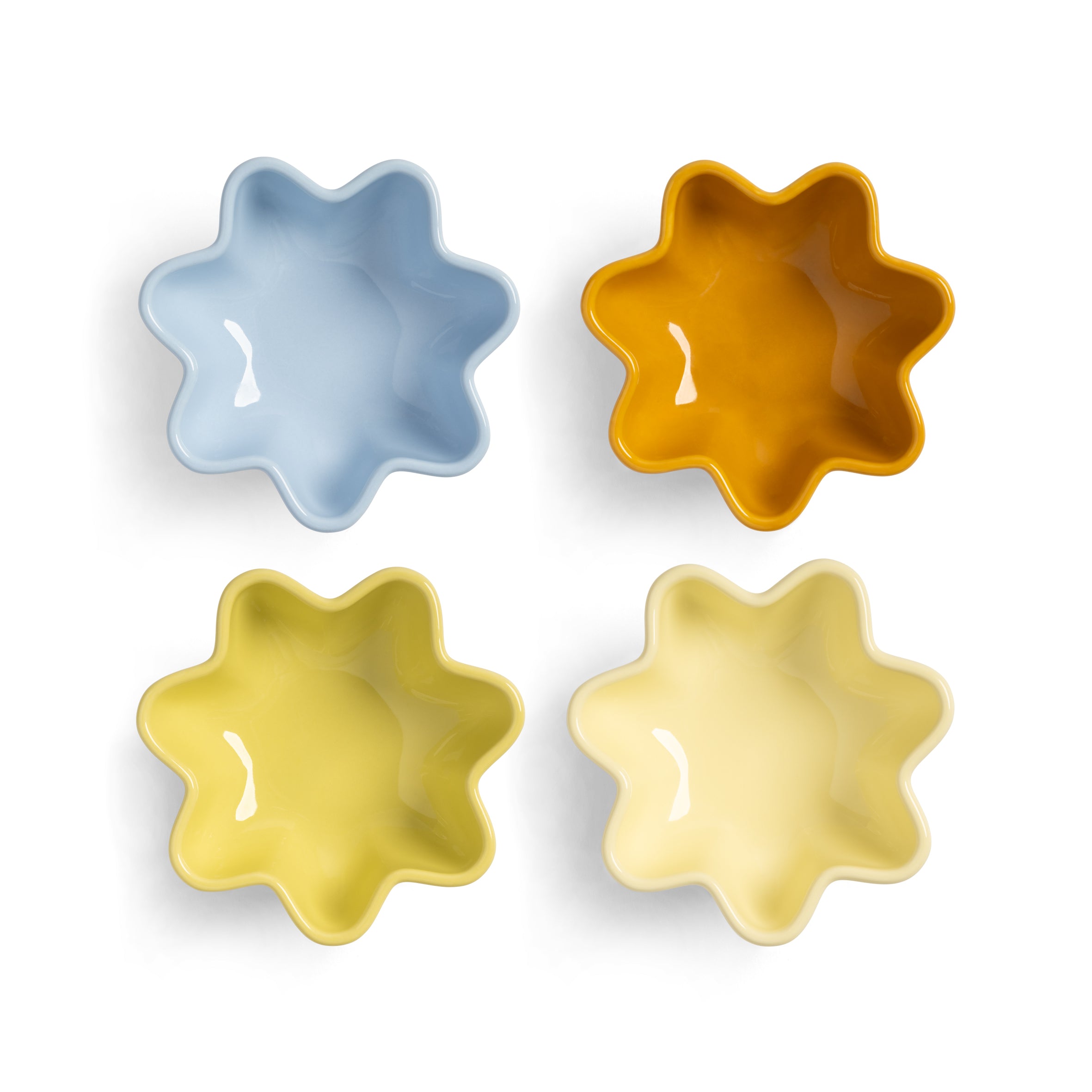 Set von Schalen SUN farbige Porzellan