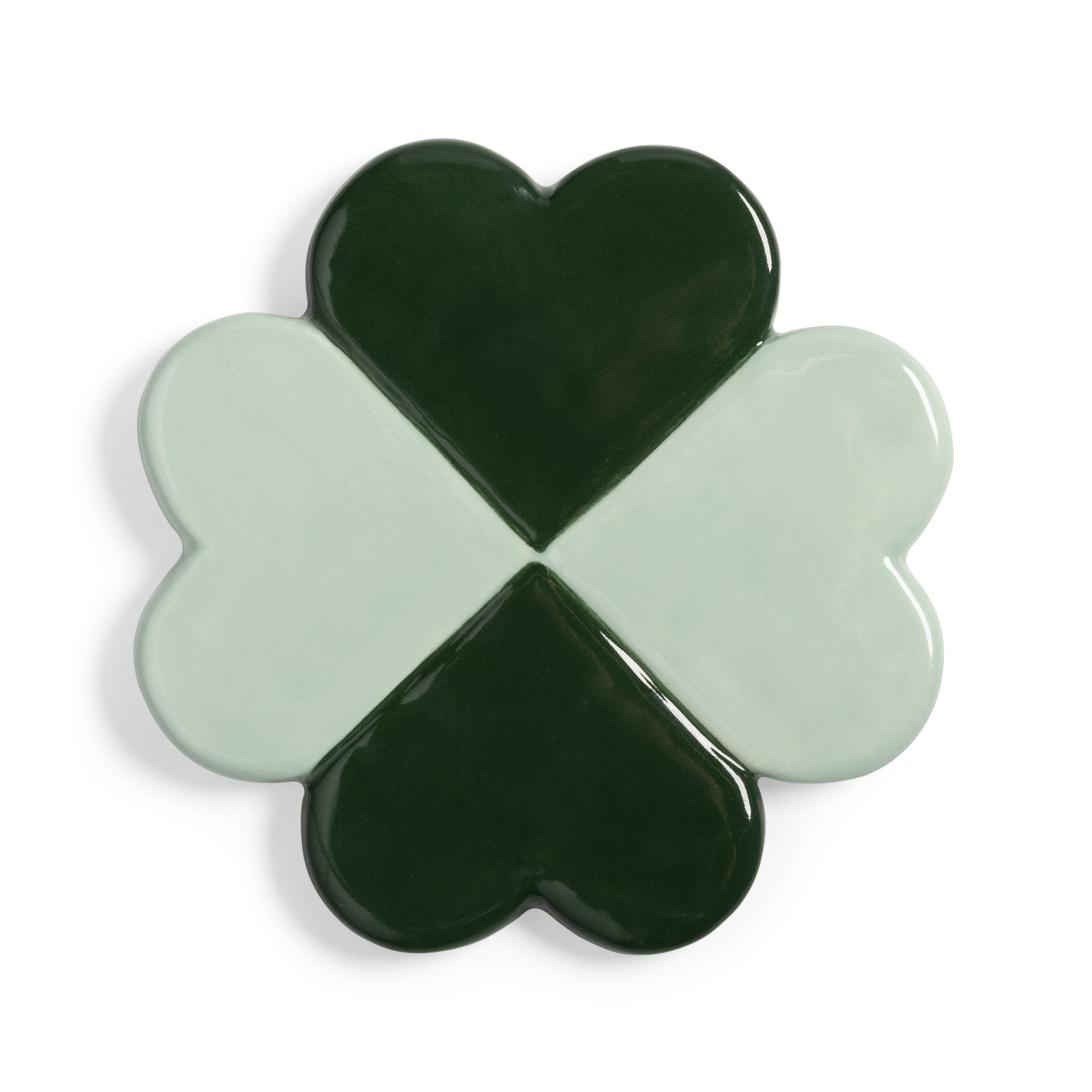 Untersetzer-Set LUCKY CLOVER grün