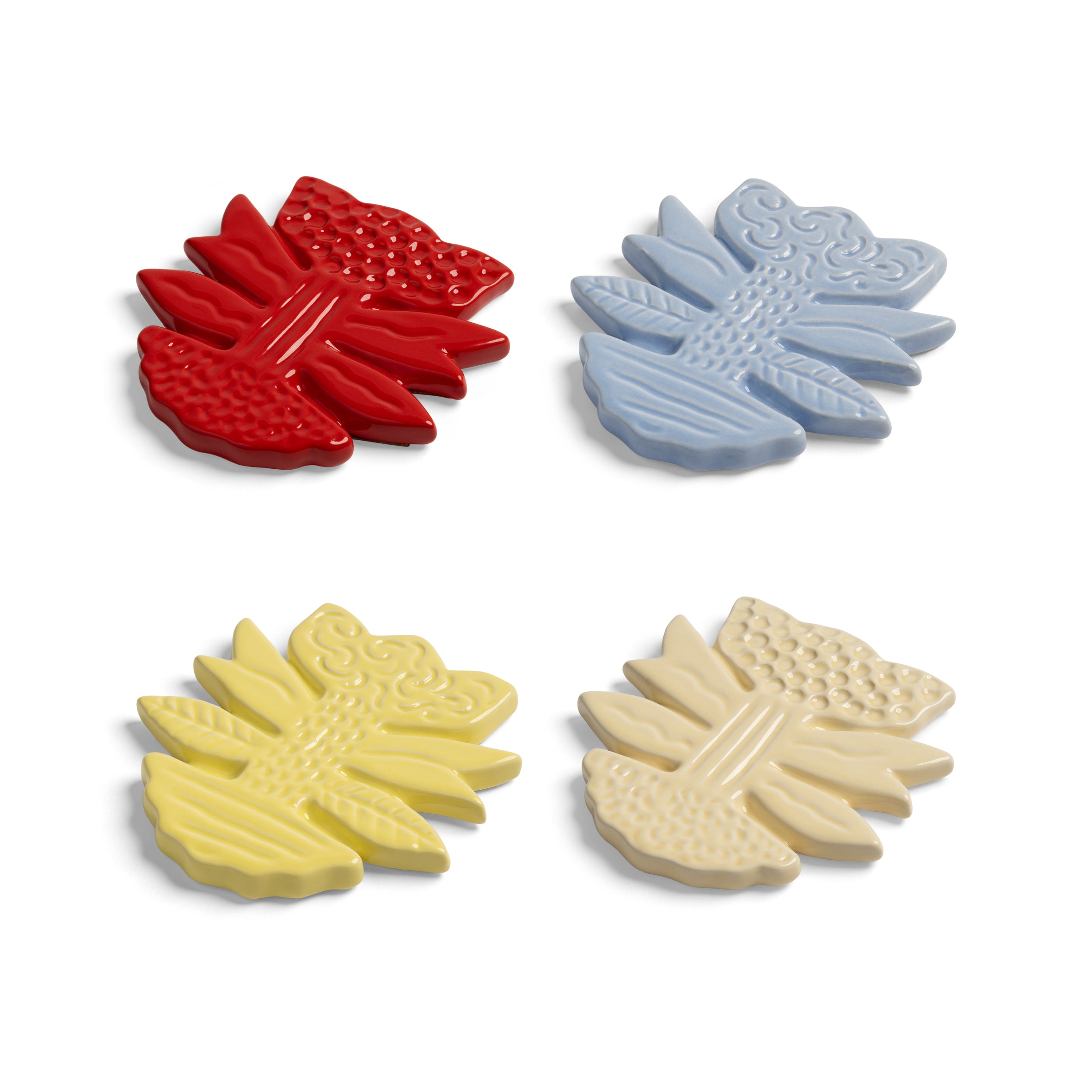 Bunte BLUME Untersetzer Set