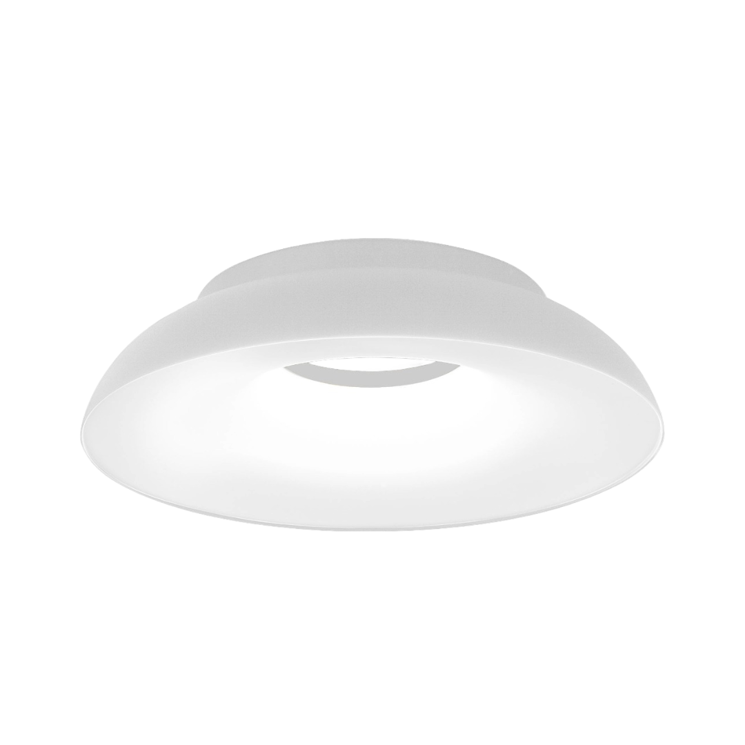 Wandlampe MAGGIOLONE geprägt in Weiß